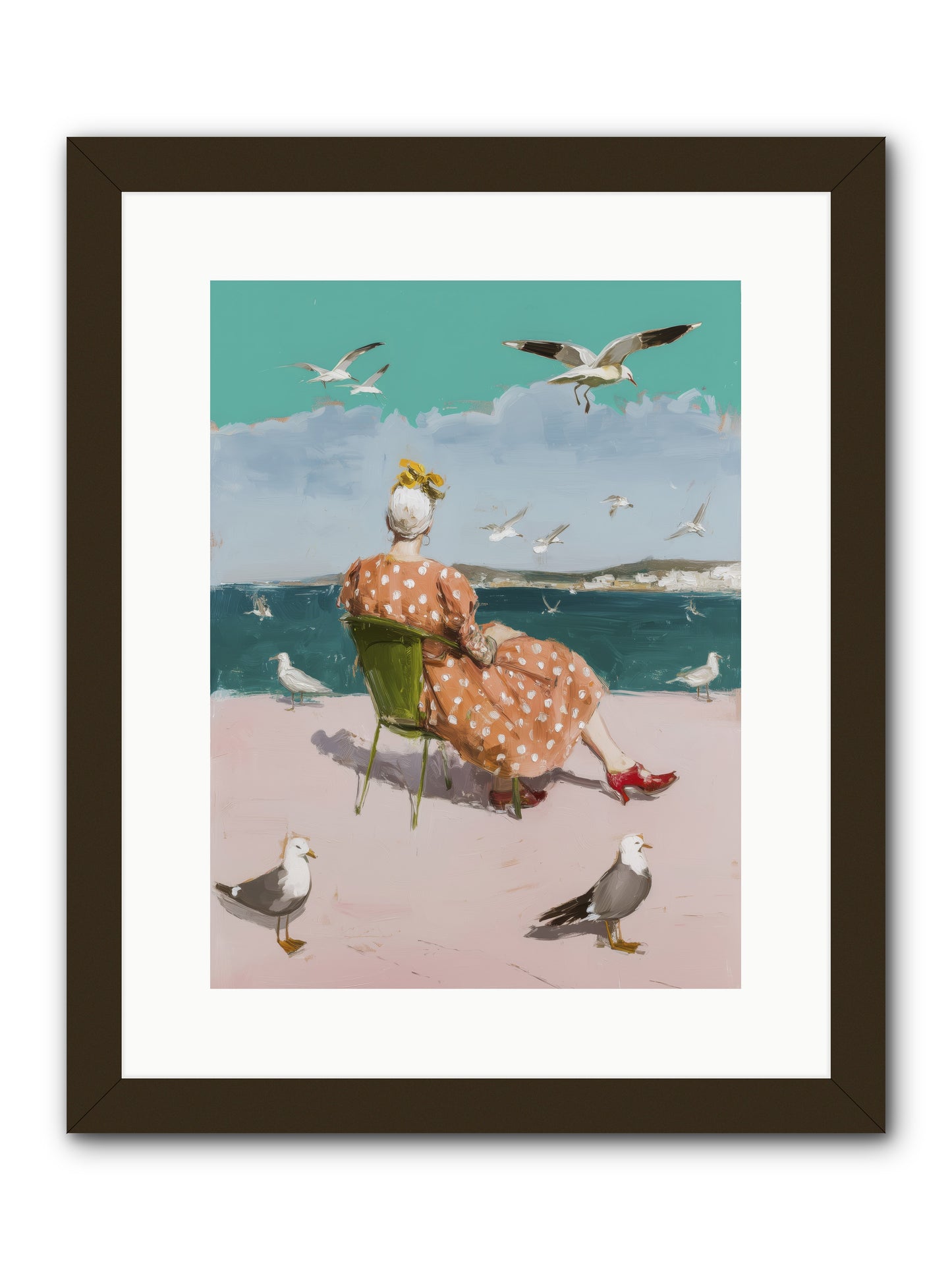 Single Soul Sunshine -- Framed Print - Black 12x16