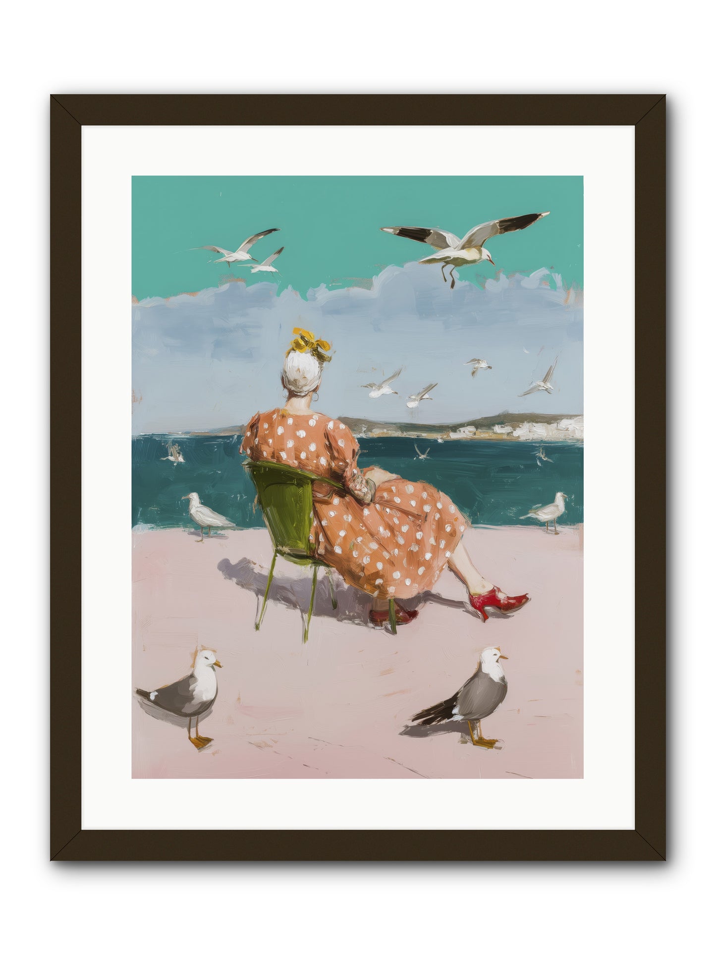 Single Soul Sunshine -- Framed Print - Black 18x24