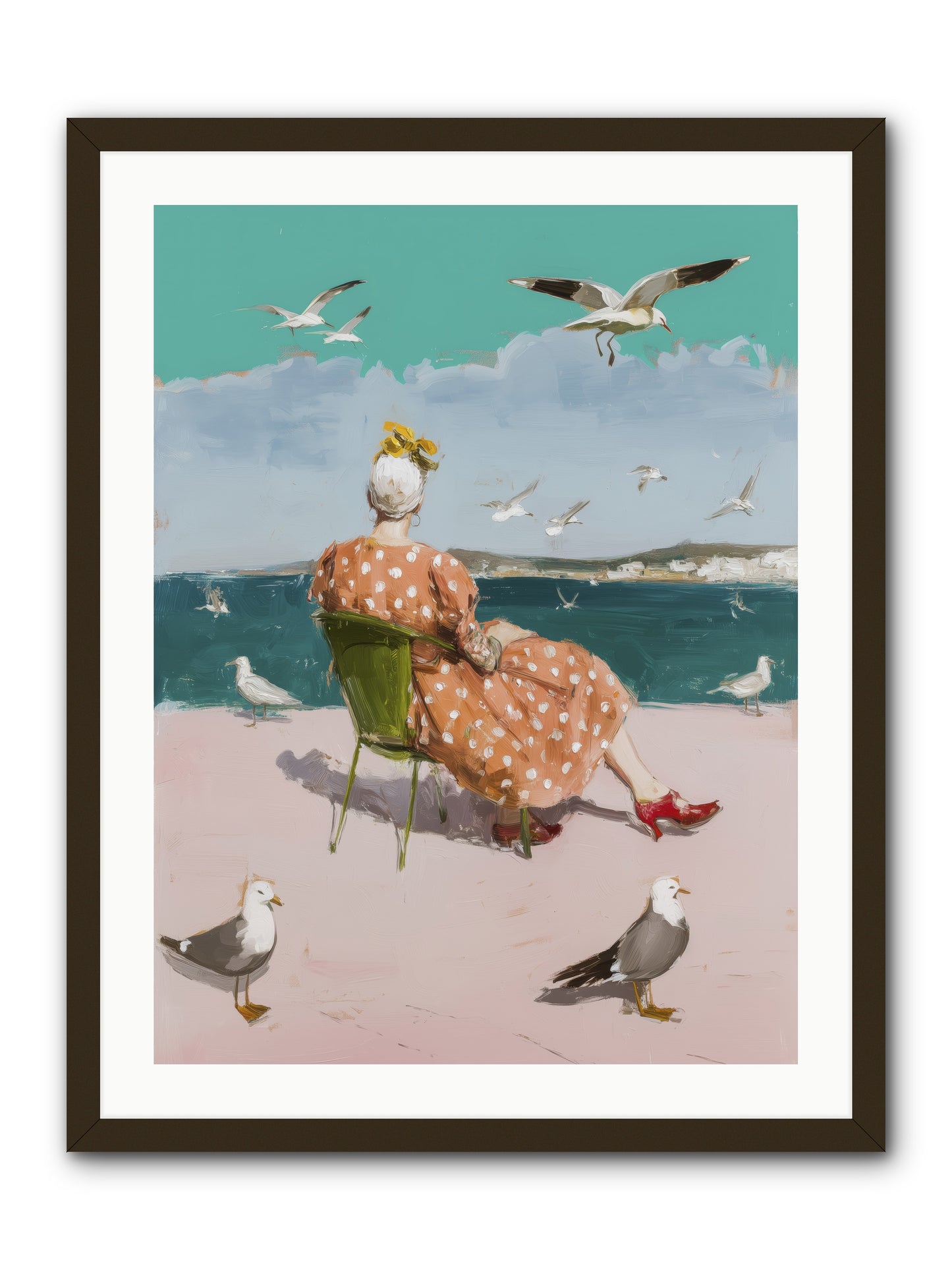 Single Soul Sunshine -- Framed Print - Black 24x32