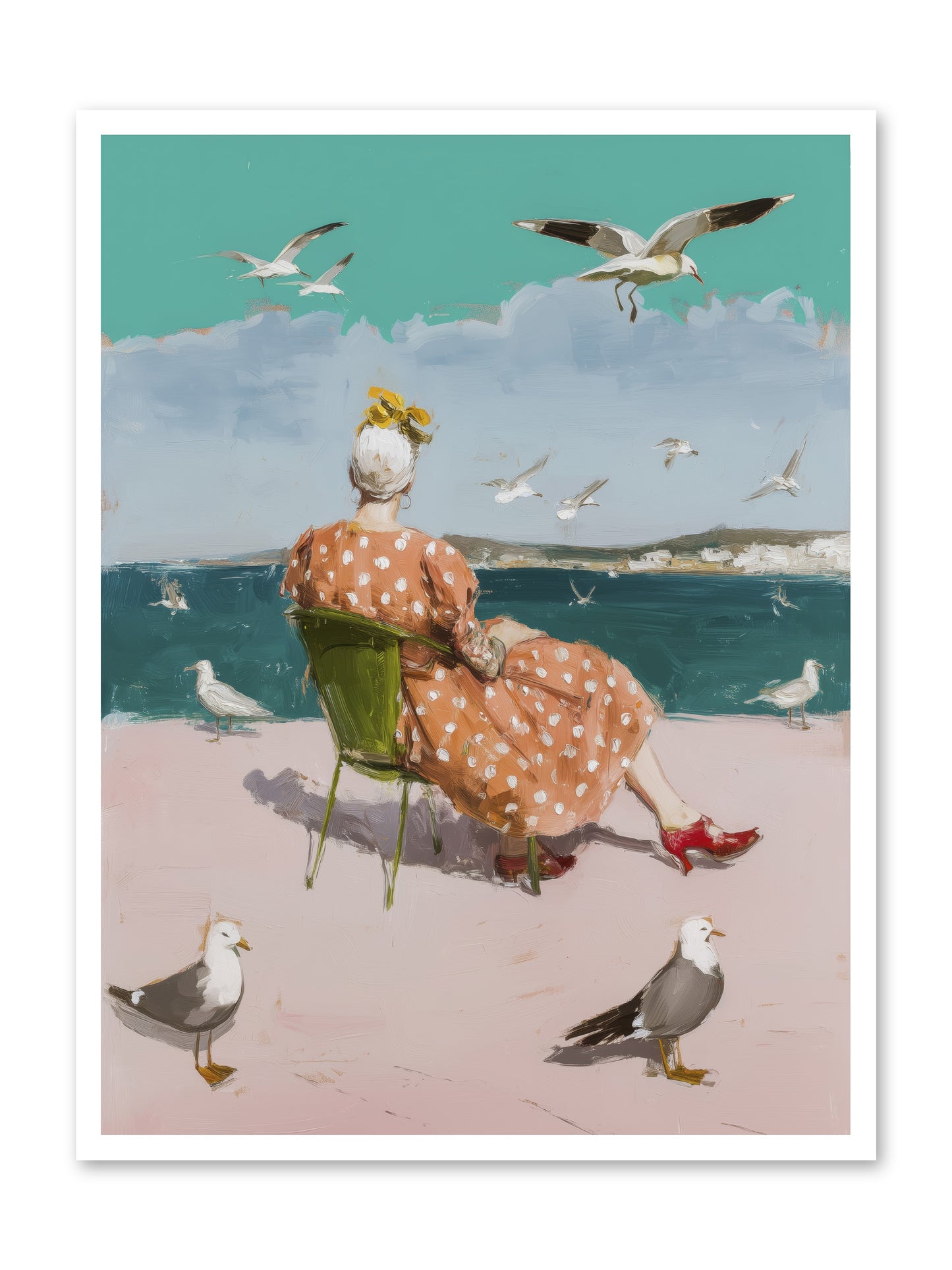 Single Soul Sunshine -- Loose Canvas Print 30x40