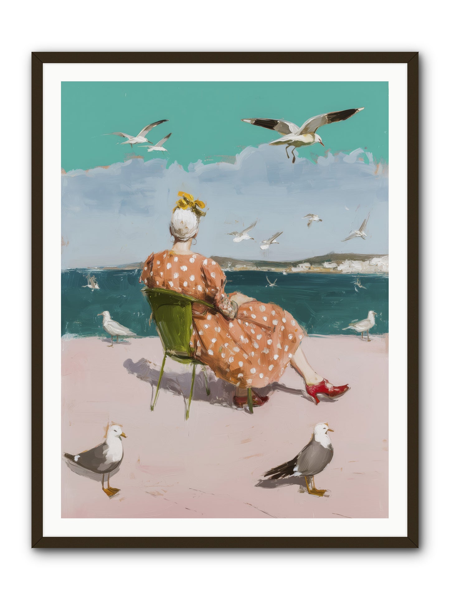 Single Soul Sunshine -- Framed Print - Black 36x48