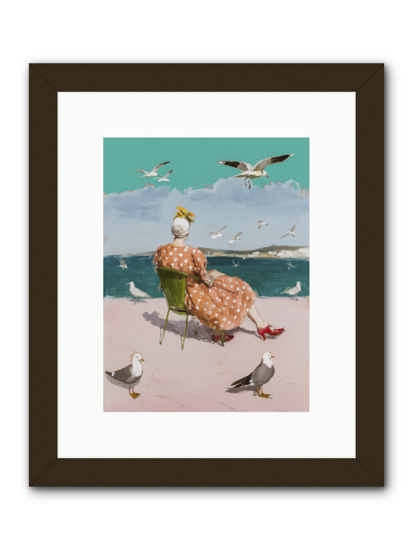 Single Soul Sunshine -- Framed Print - Black 9x12
