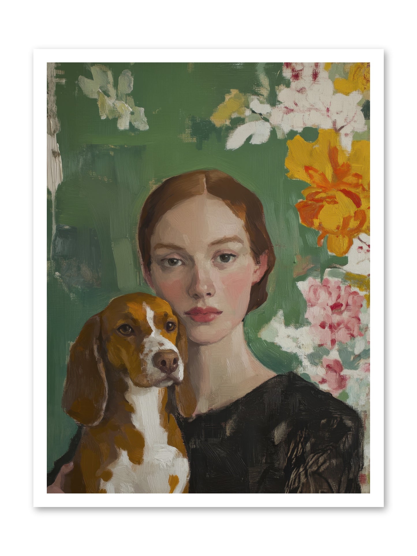 Sir Noodles -- Loose Canvas Print 24x32