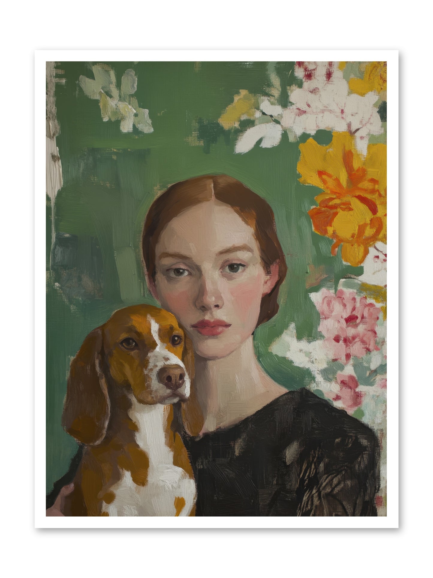 Sir Noodles -- Loose Canvas Print 30x40