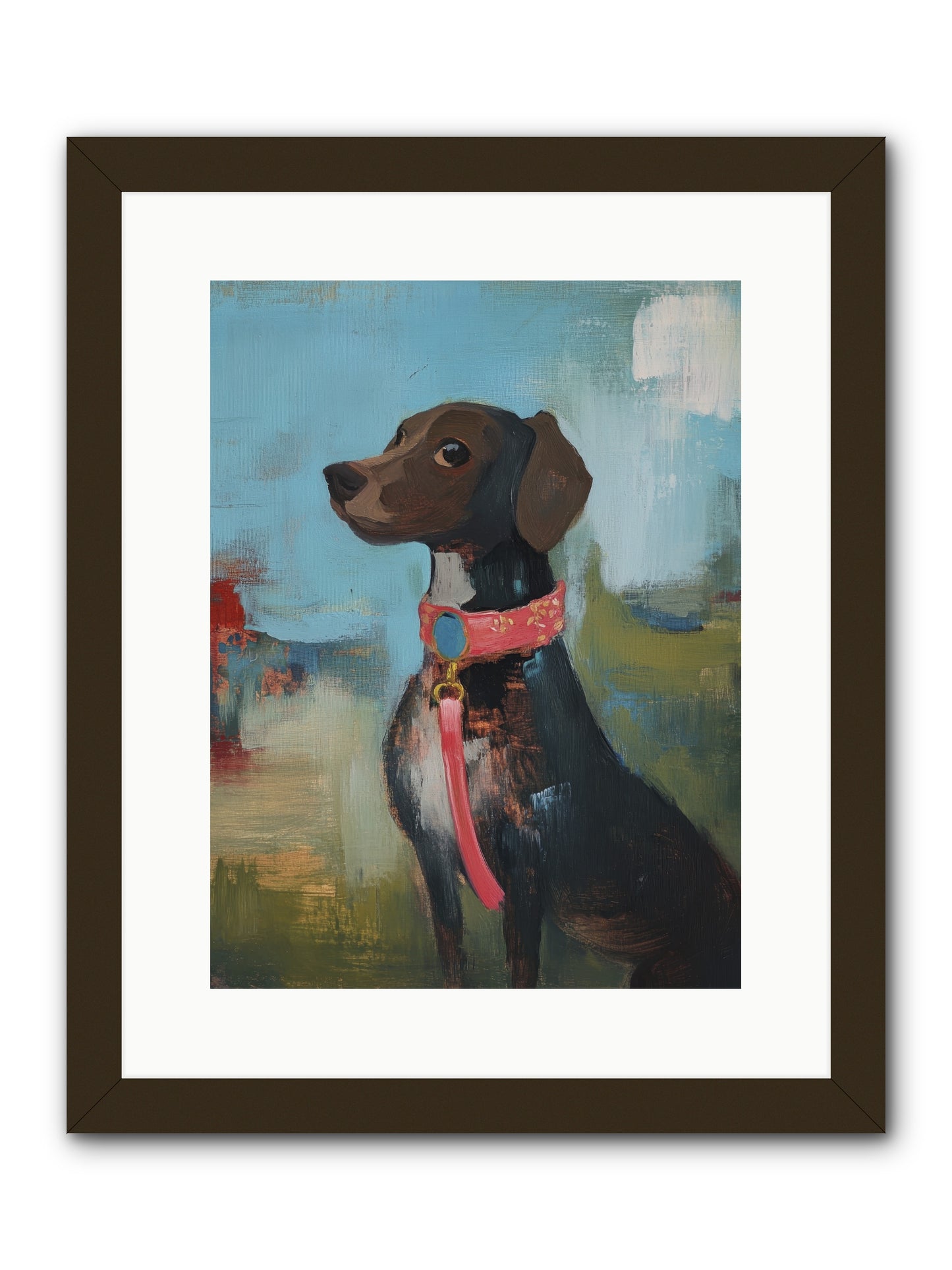 Sir Reginald -- Framed Print - Black 12x16
