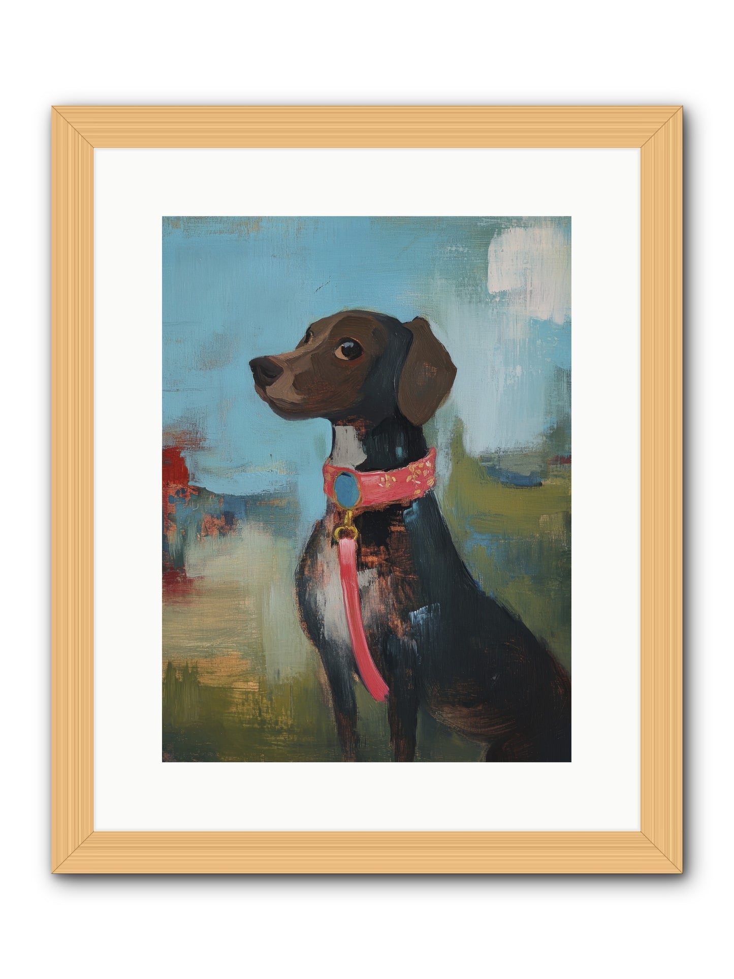 Sir Reginald -- Framed Print - Natural 12x16
