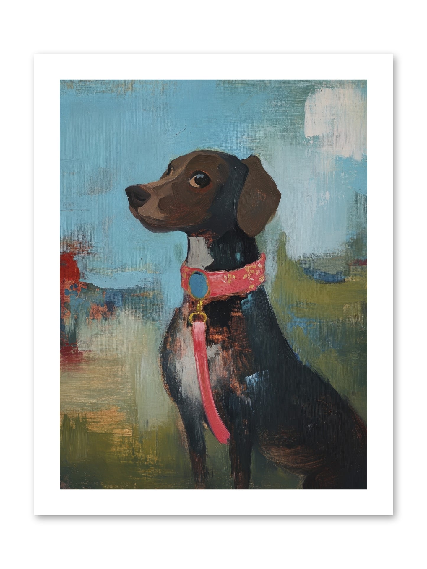 Sir Reginald -- Loose Canvas Print 12x16