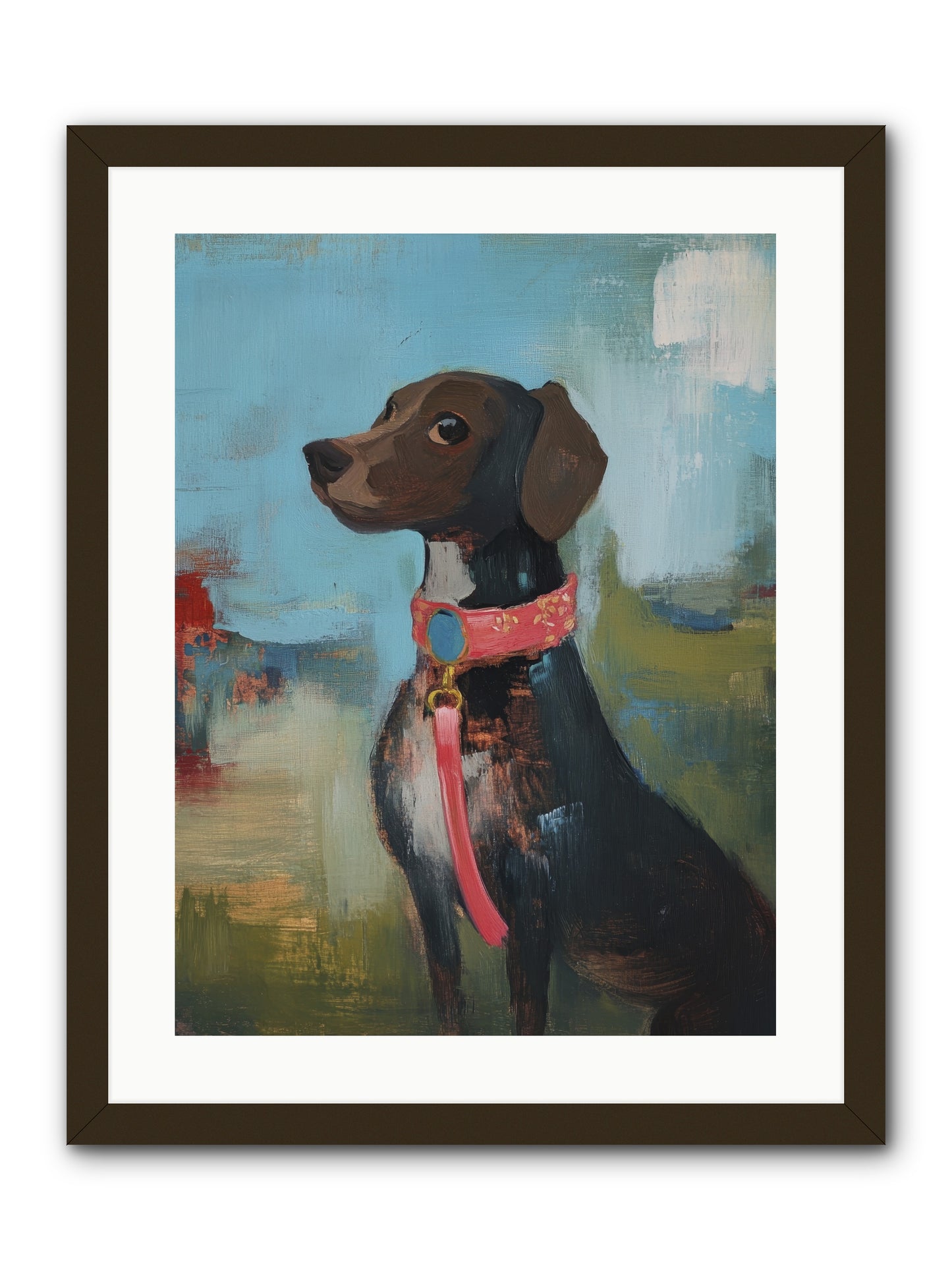 Sir Reginald -- Framed Print - Black 18x24