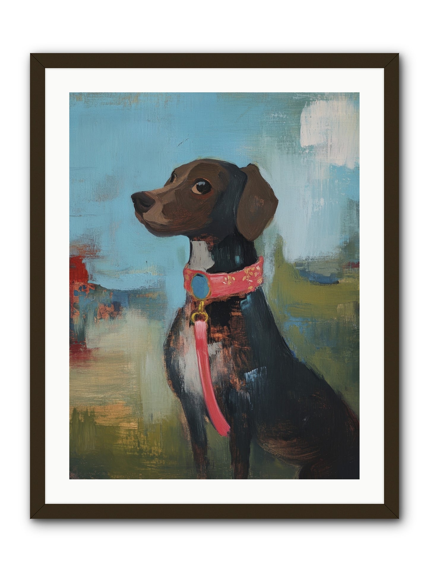 Sir Reginald -- Framed Print - Black 24x32