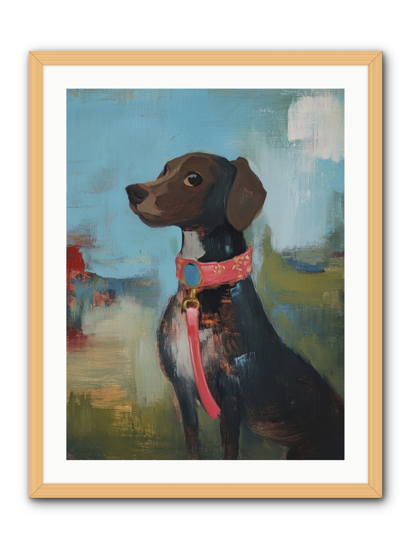 Sir Reginald -- Framed Print - Natural 24x32