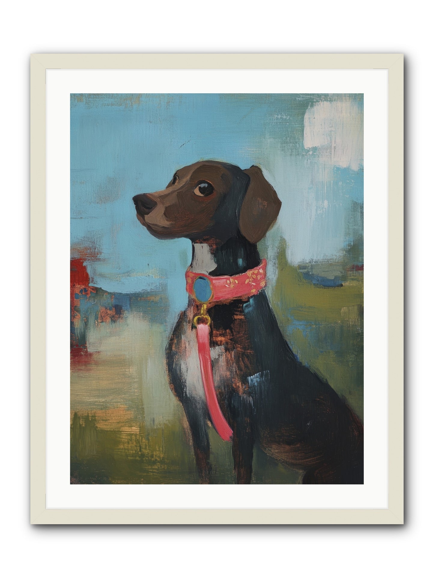 Sir Reginald -- Framed Print - White 24x32