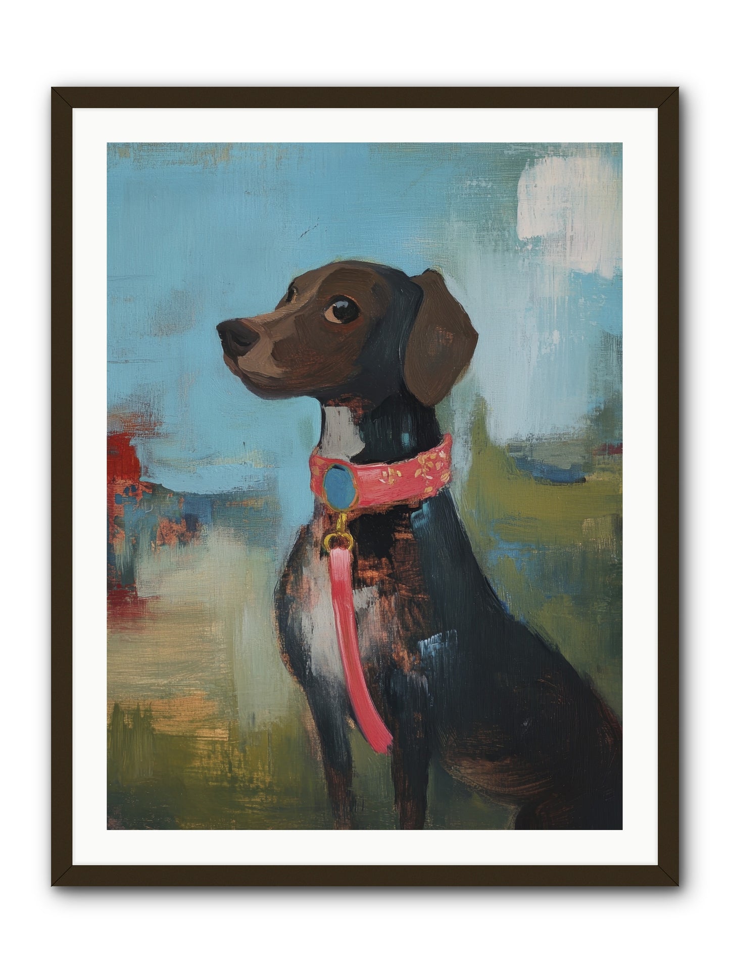 Sir Reginald -- Framed Print - Black 30x40