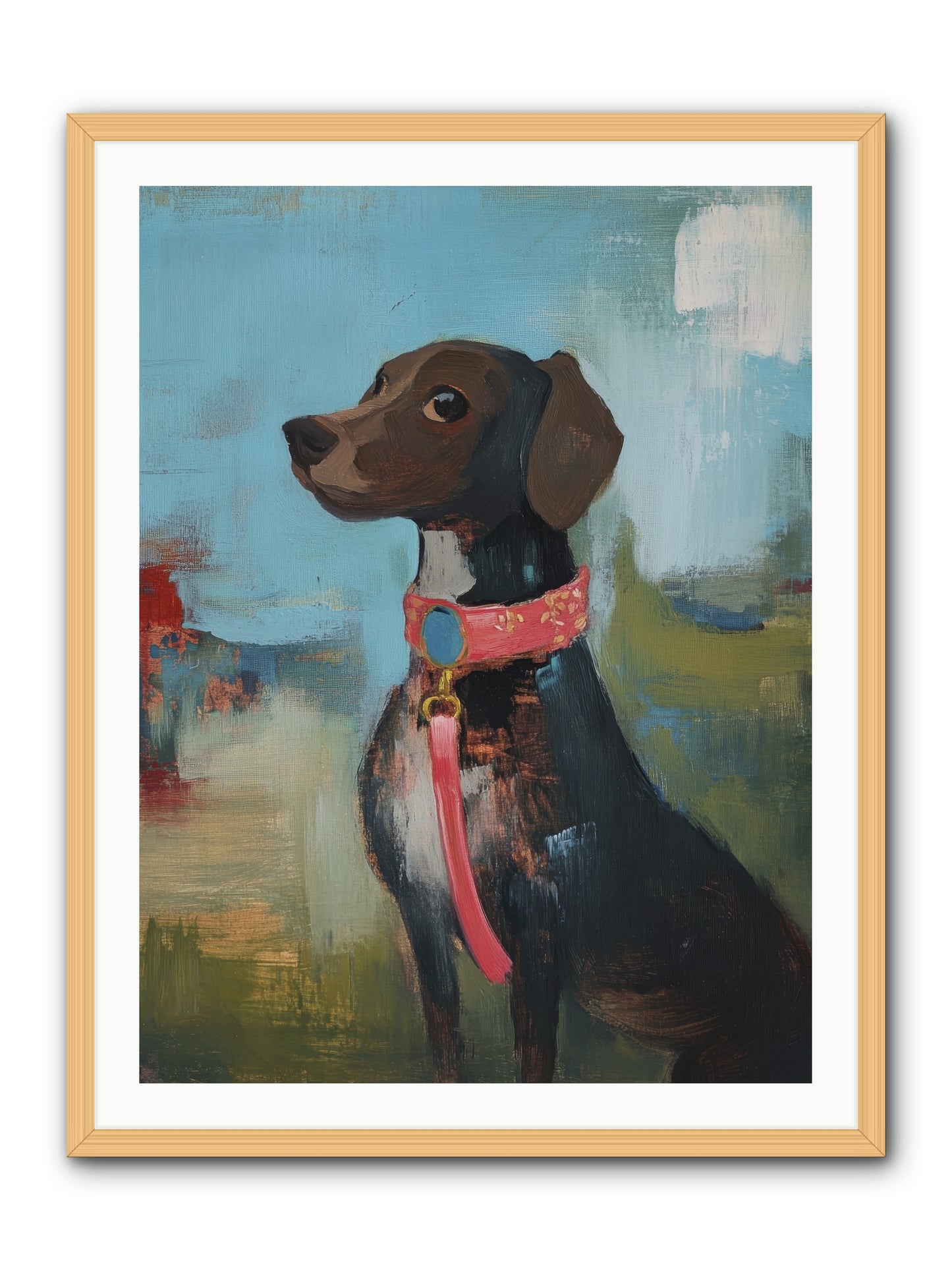 Sir Reginald -- Framed Print - Natural 30x40