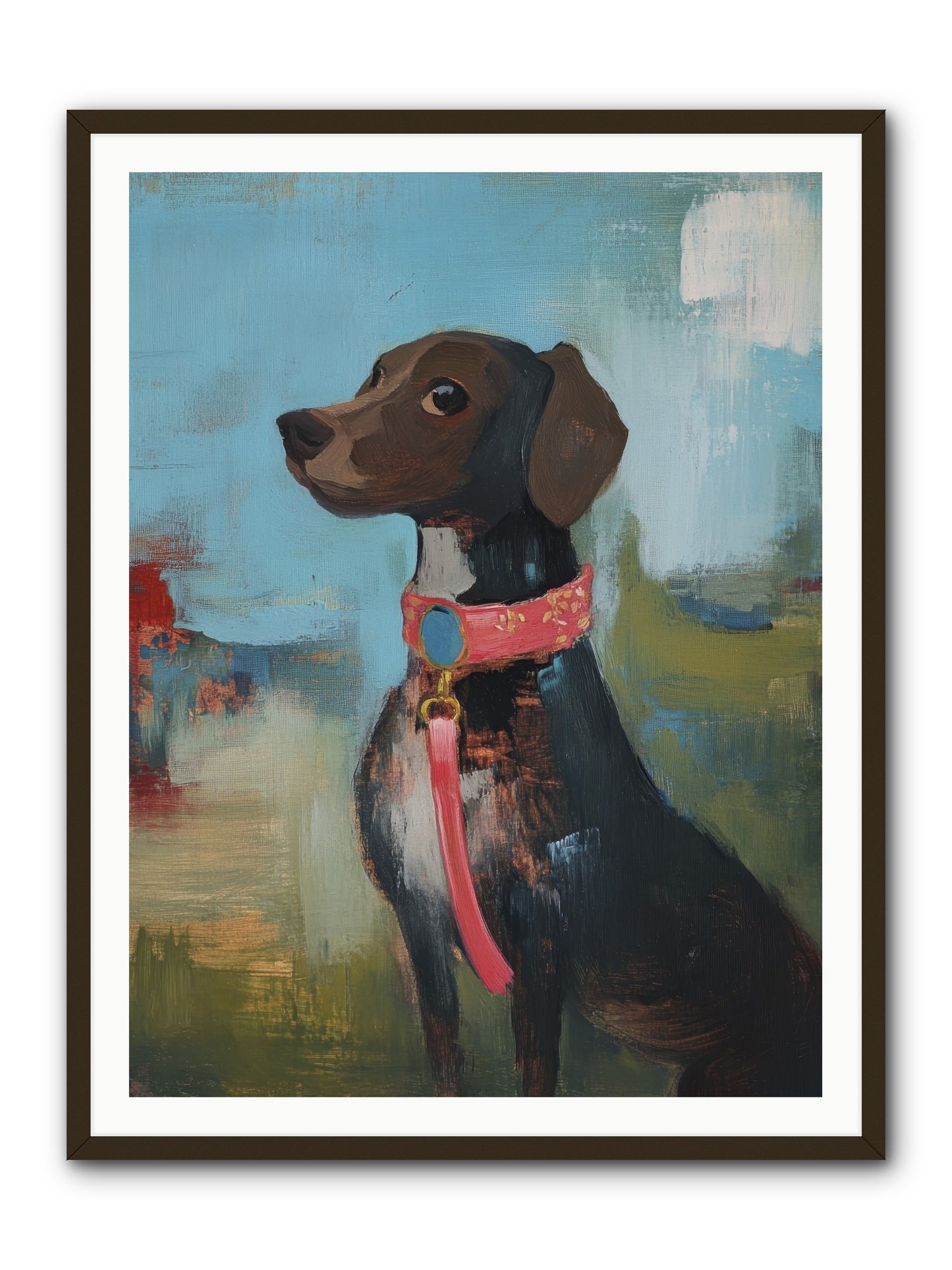 Sir Reginald -- Framed Print - Black 36x48