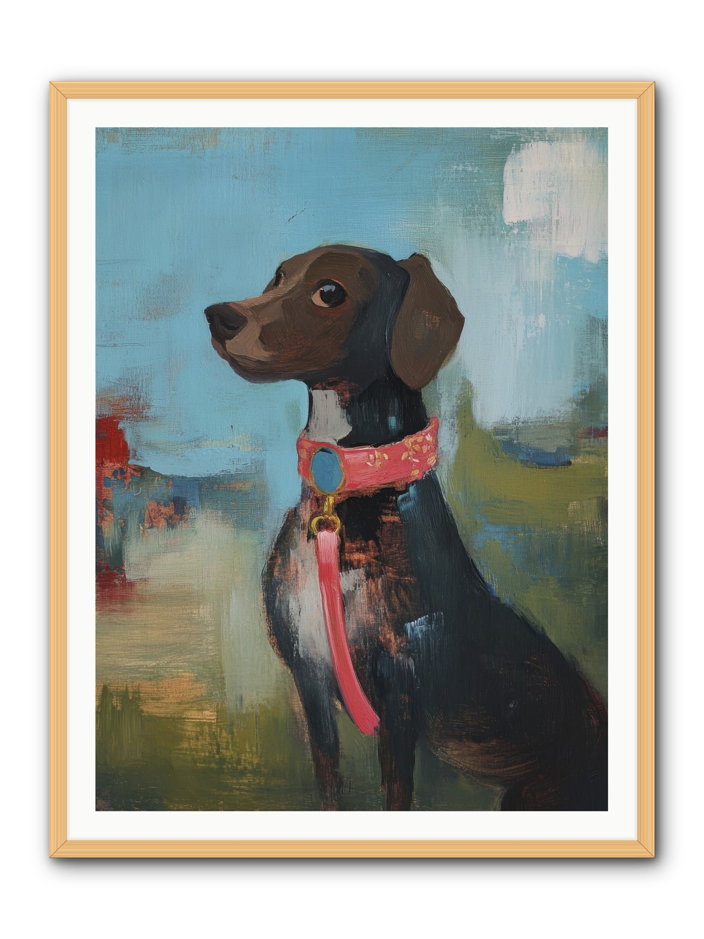 Sir Reginald -- Framed Print - Natural 36x48