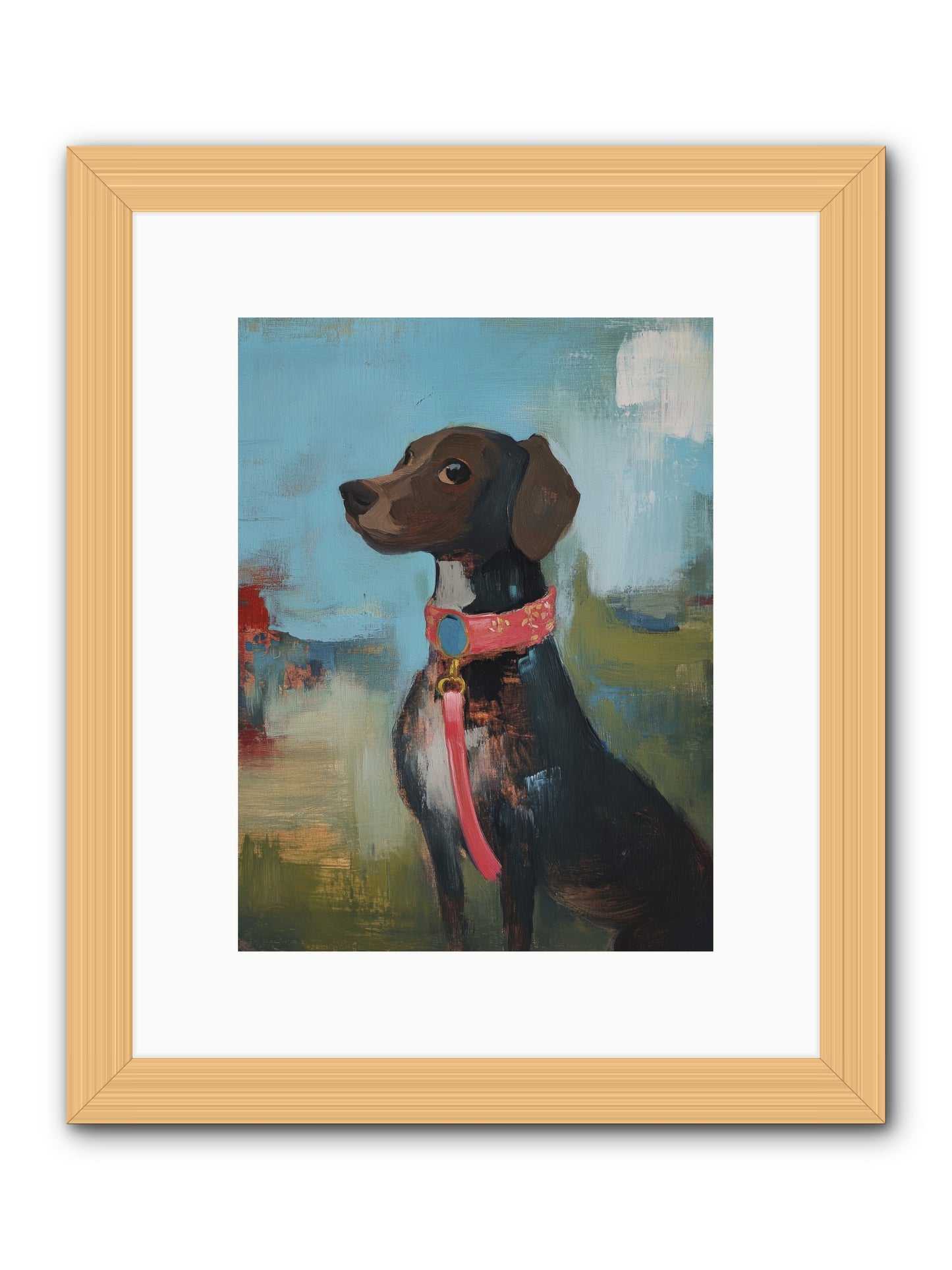 Sir Reginald -- Framed Print - Natural 9x12