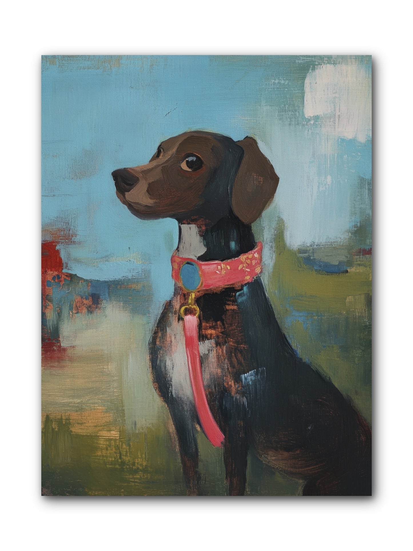 Sir Reginald -- Wrapped Canvas 9x12