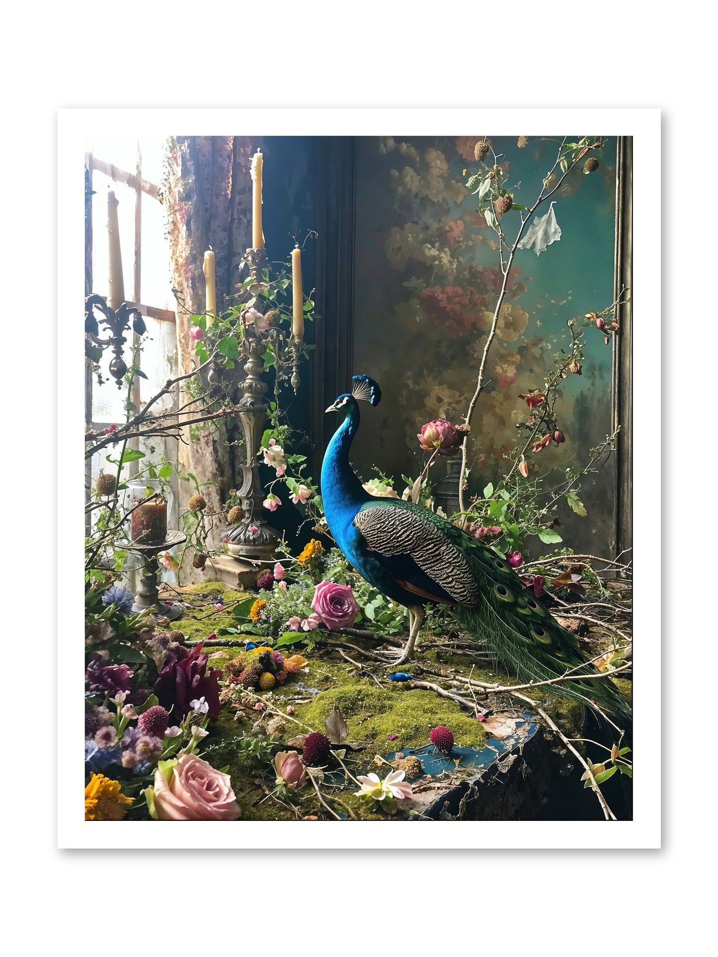Siren Of The Gardens -- Loose Canvas Print 20x25