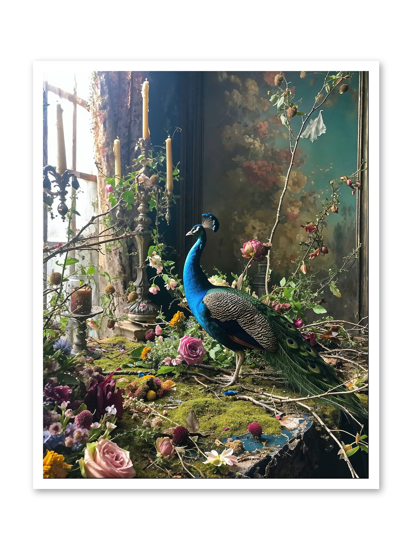 Siren Of The Gardens -- Loose Canvas Print 32x40