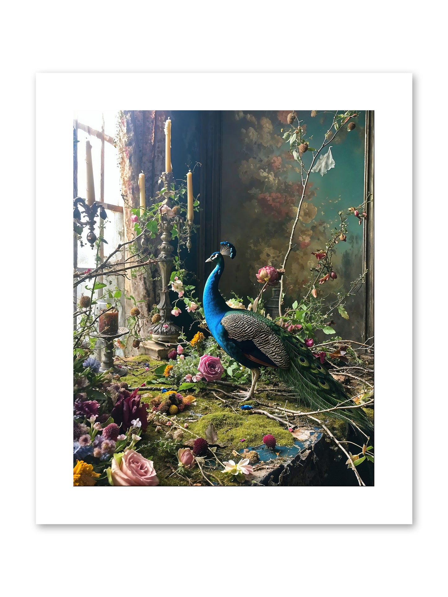 Siren Of The Gardens -- Paper Print 8x10