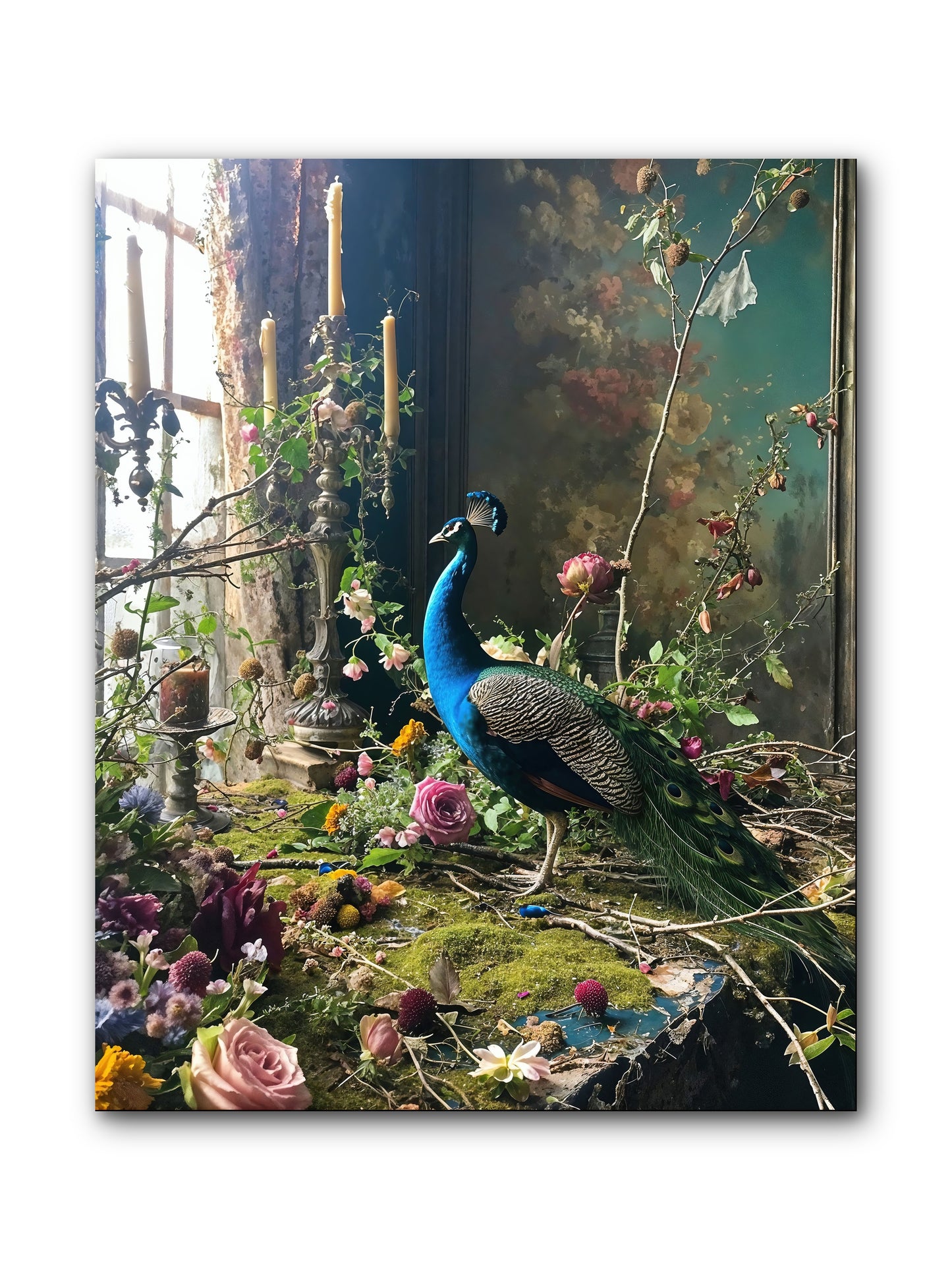 Siren Of The Gardens -- Wrapped Canvas 8x10