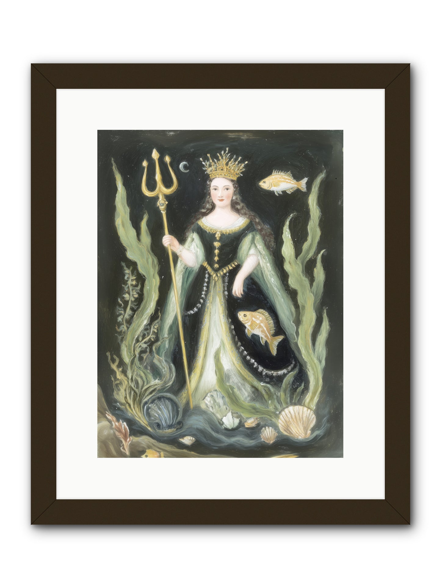 Siren Song -- Framed Print - Black 12x16