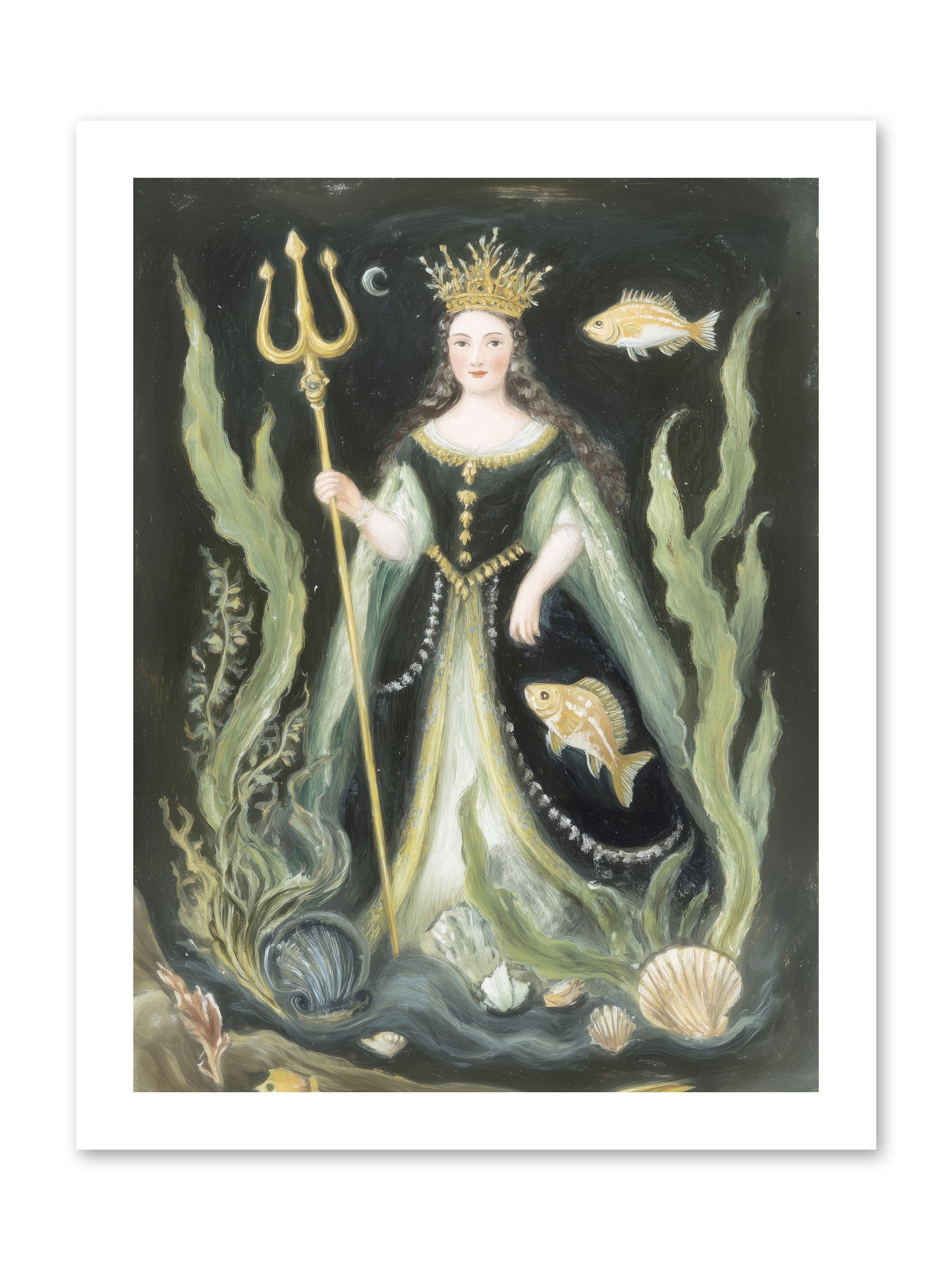 Siren Song -- Paper Print 12x16