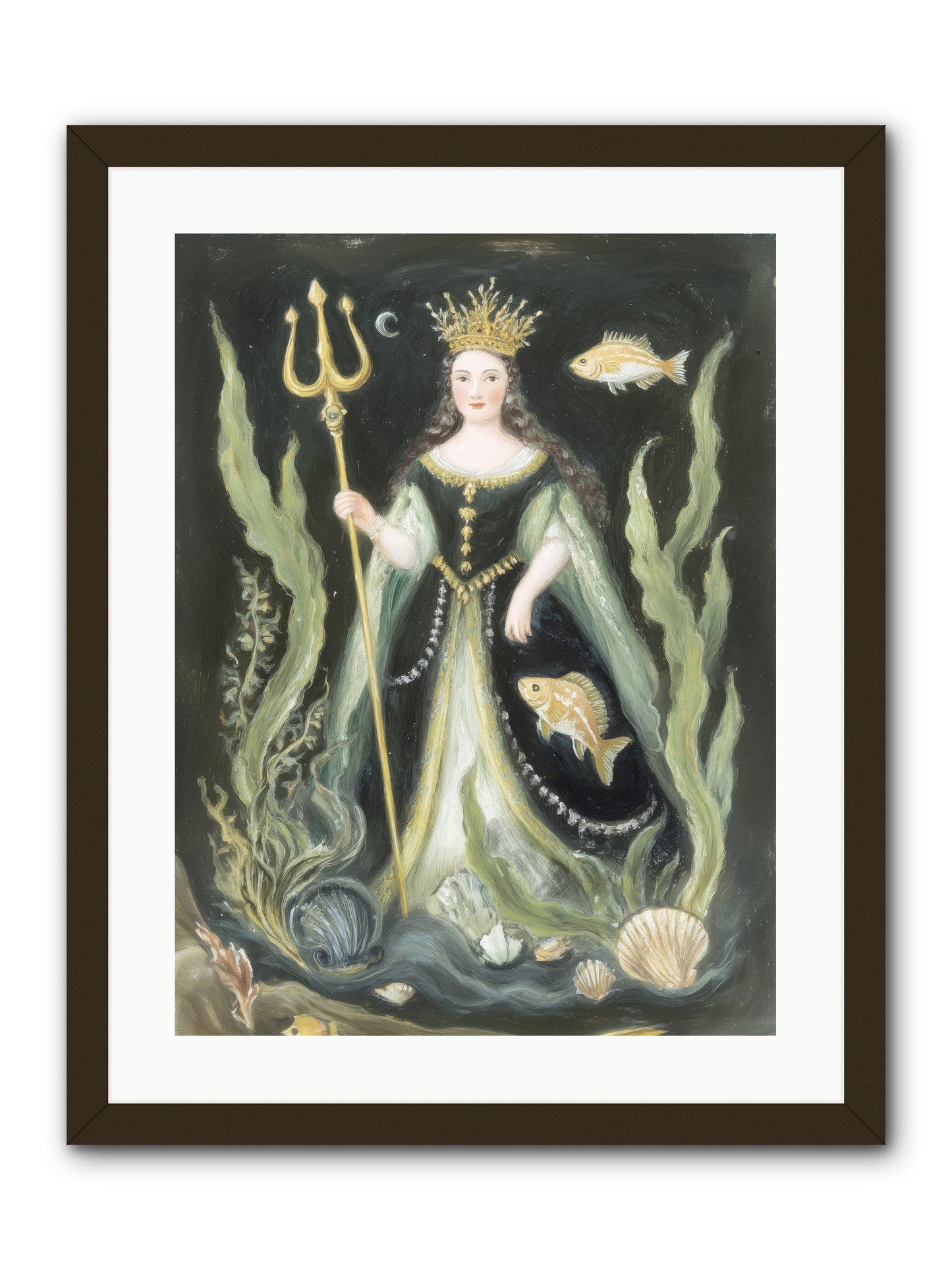 Siren Song -- Framed Print - Black 18x24