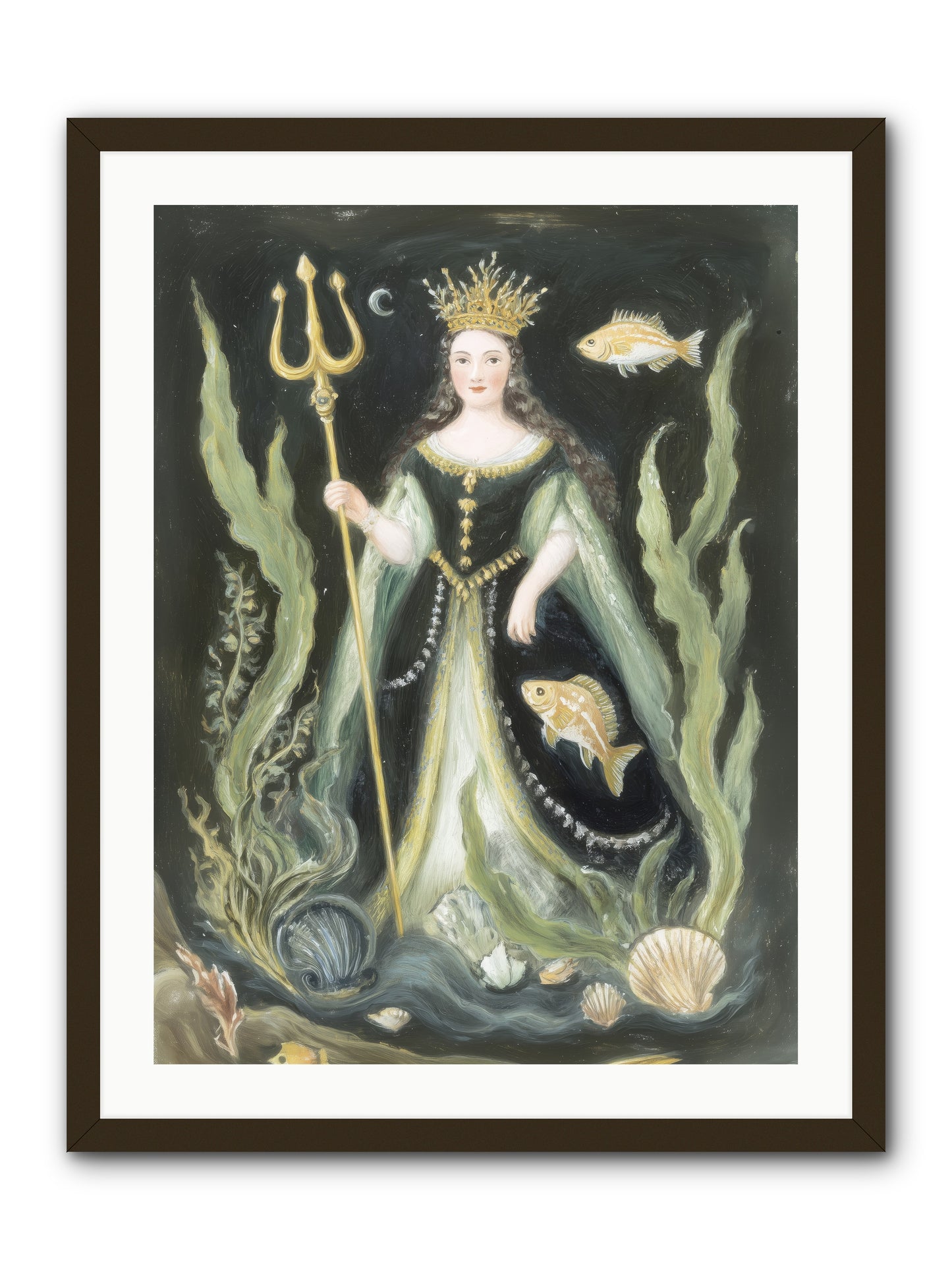 Siren Song -- Framed Print - Black 24x32