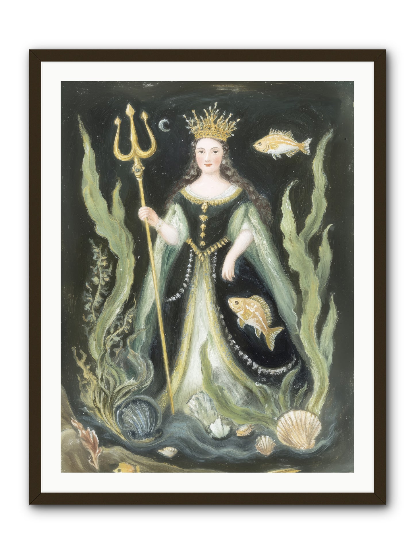 Siren Song -- Framed Print - Black 30x40