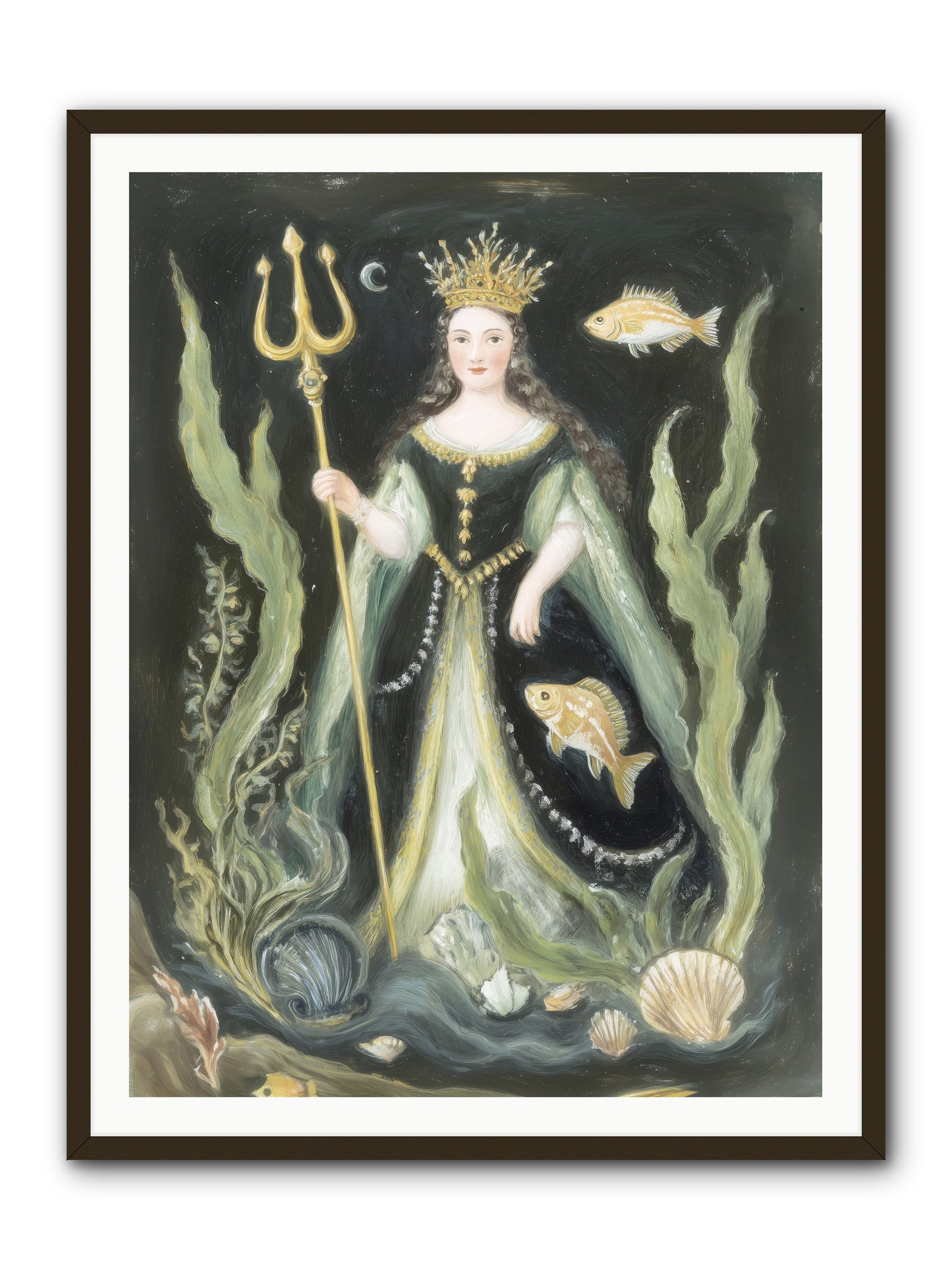 Siren Song -- Framed Print - Black 36x48