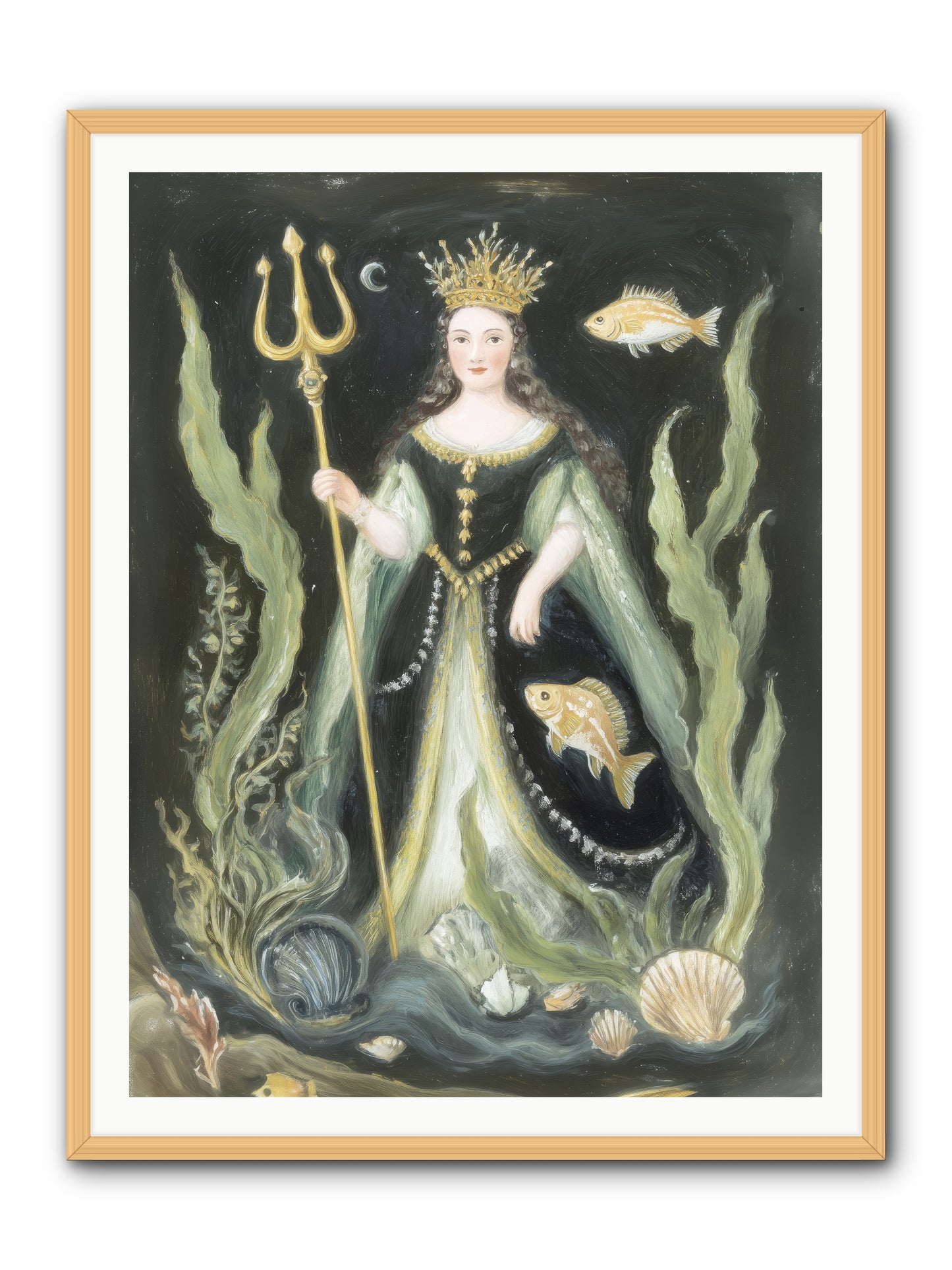 Siren Song -- Framed Print - Natural 36x48