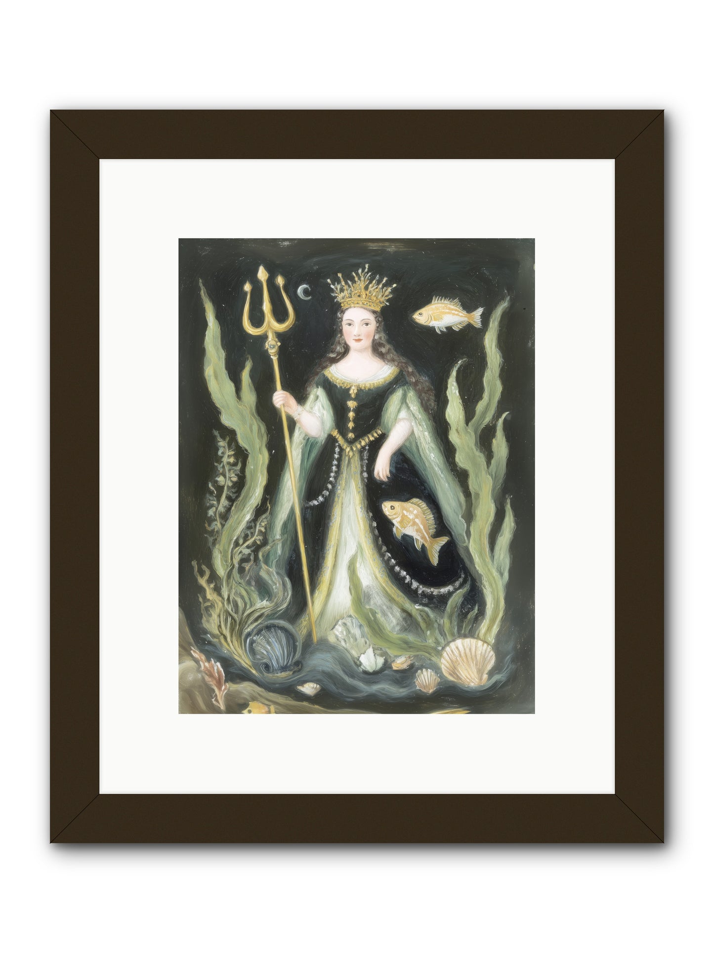 Siren Song -- Framed Print - Black 9x12