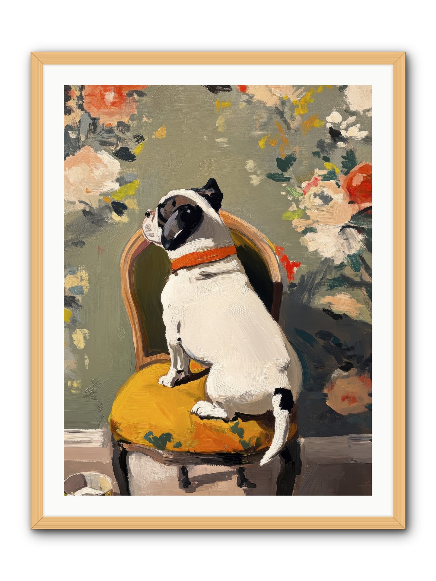 Sitting Room Splendor -- Framed Print - Natural 30x40
