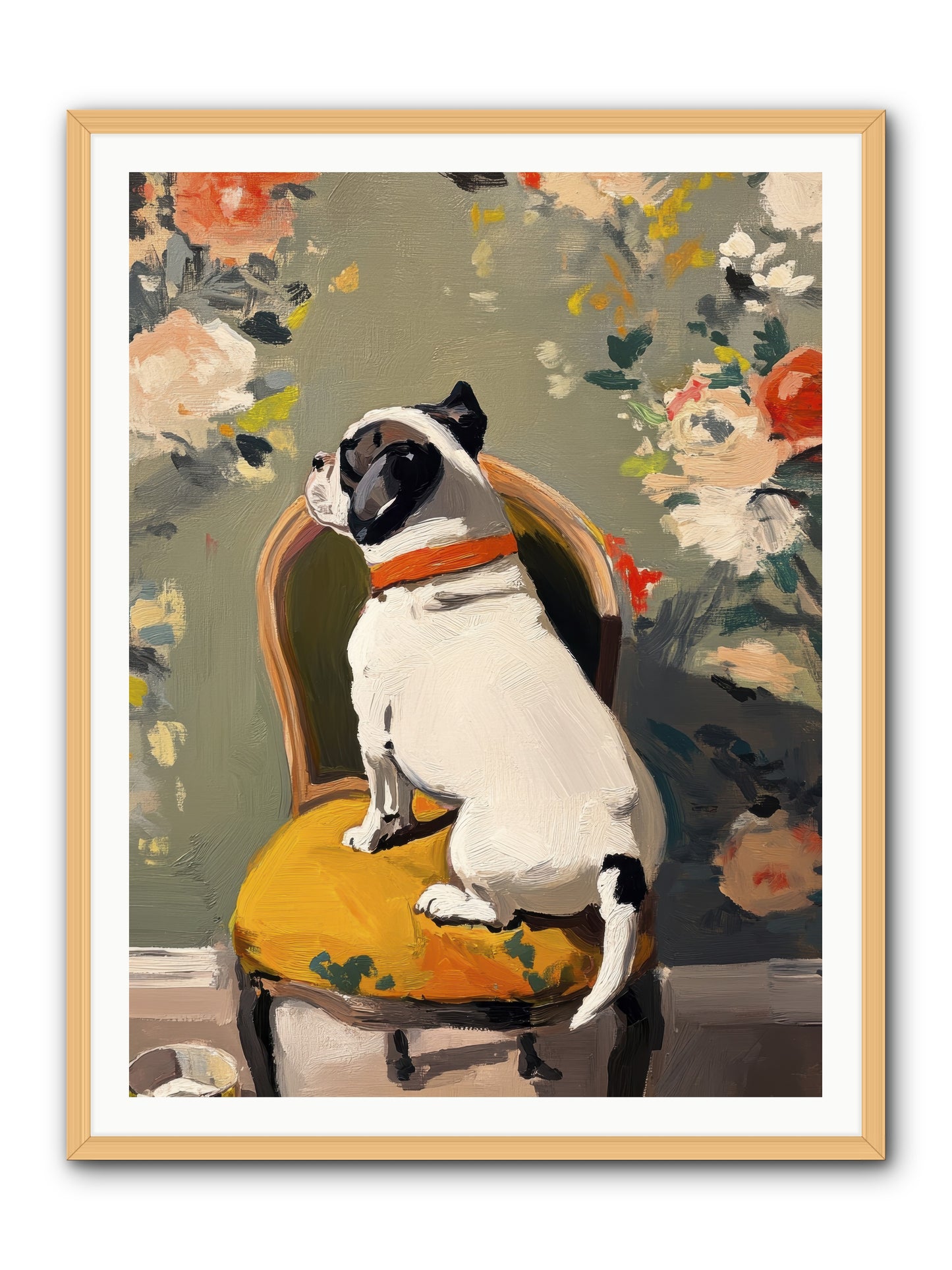 Sitting Room Splendor -- Framed Print - Natural 36x48