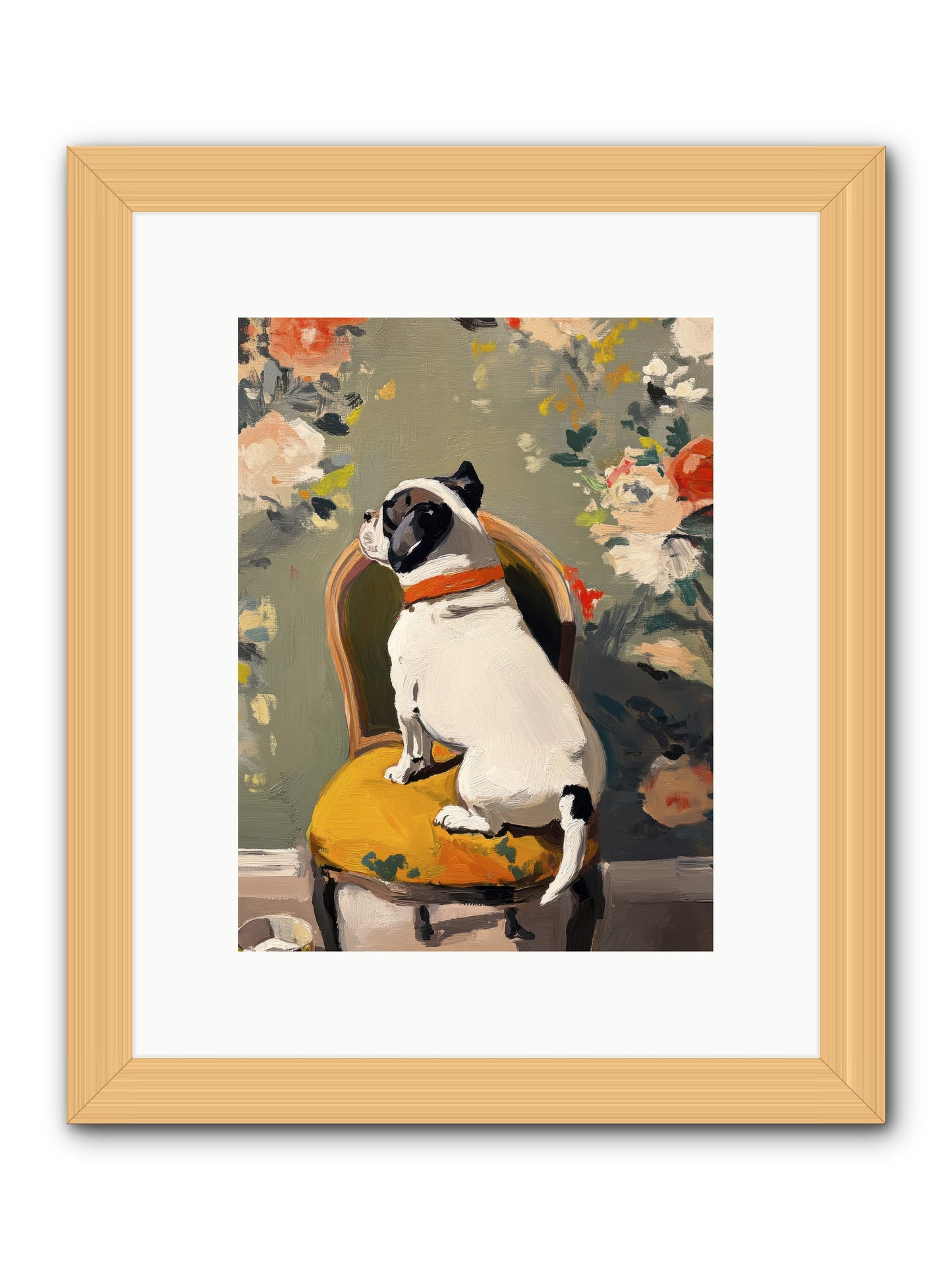 Sitting Room Splendor -- Framed Print - Natural 9x12