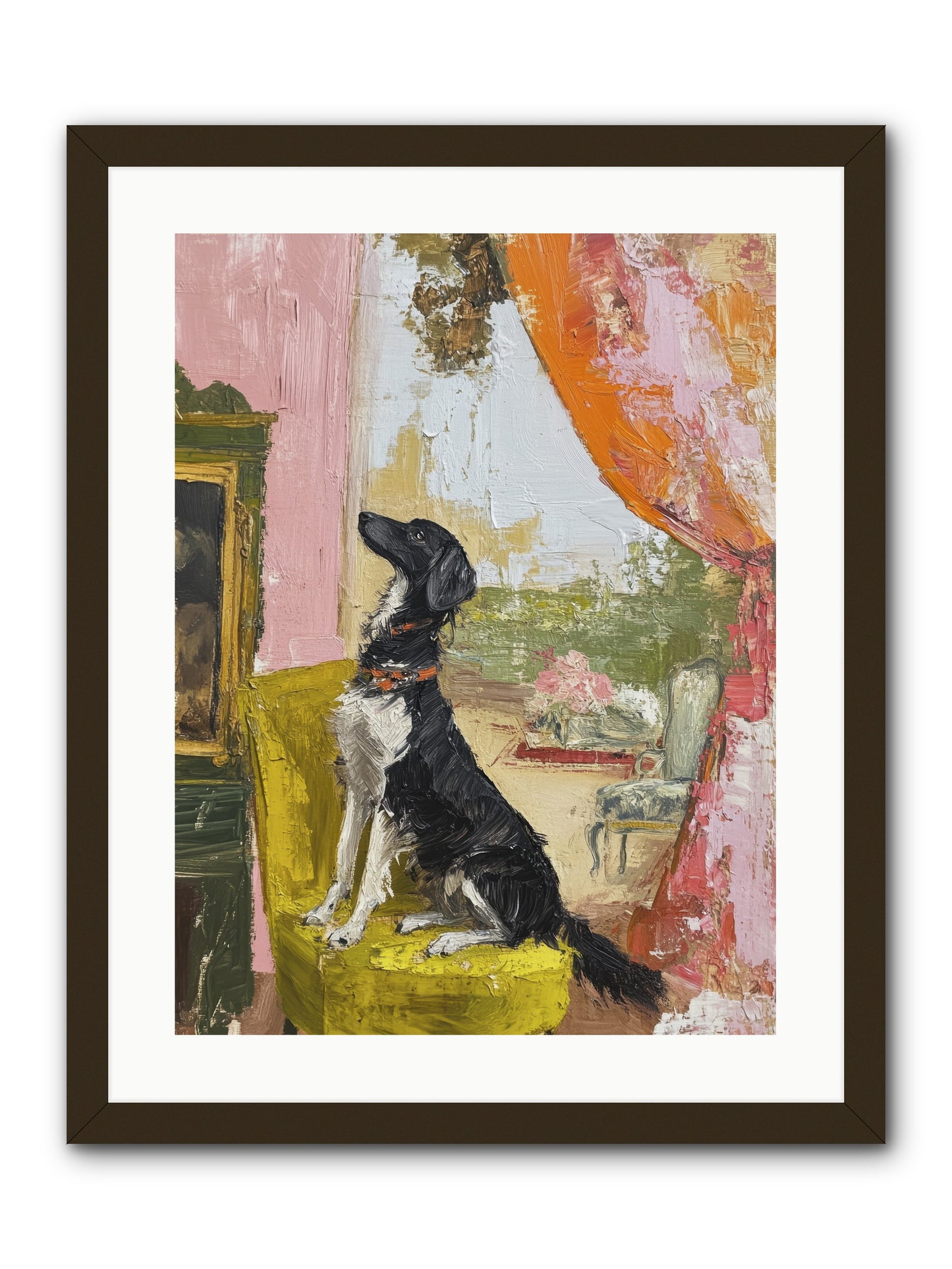 Sitting for Eternity -- Framed Print - Black 18x24
