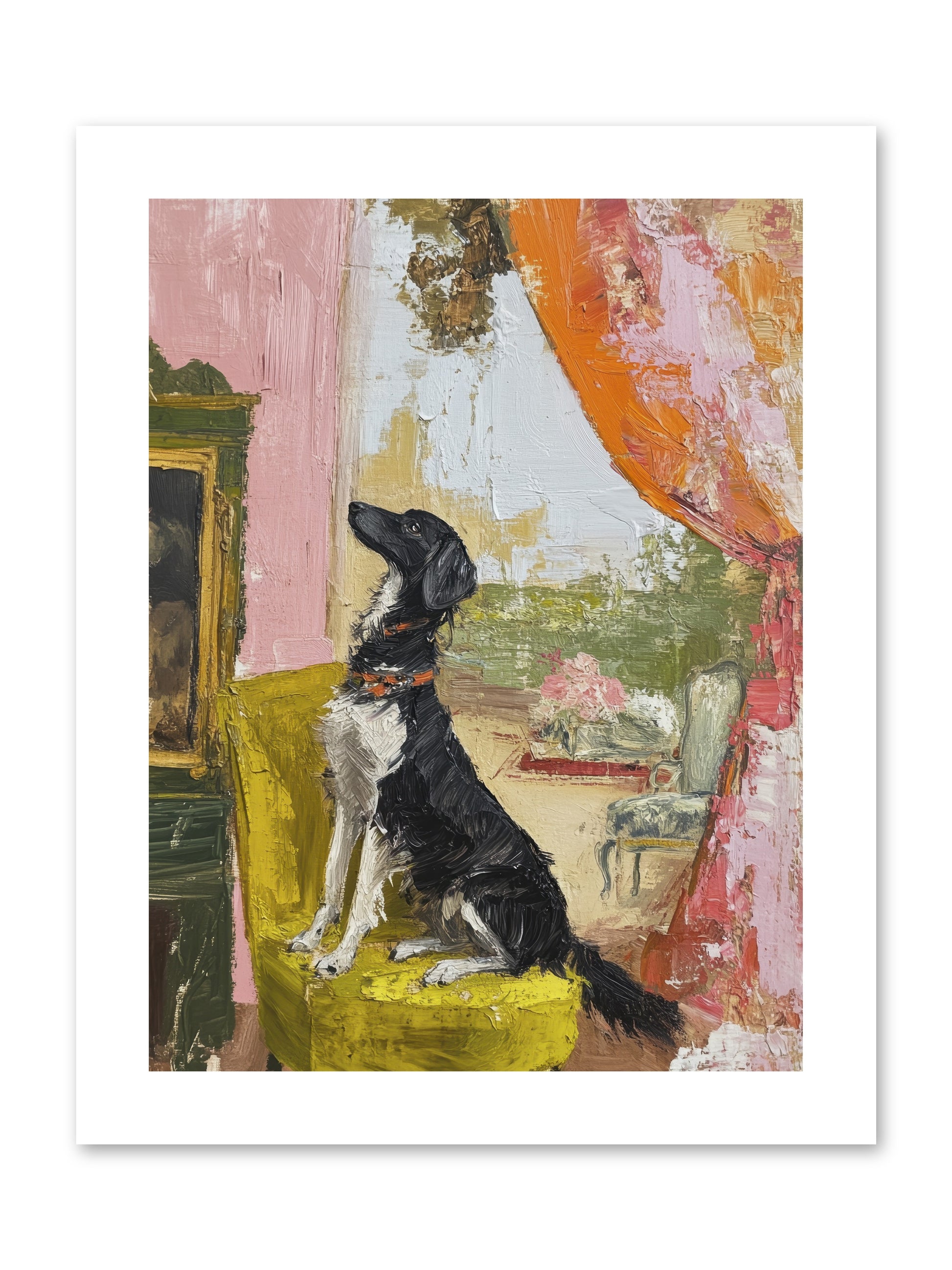 Sitting for Eternity -- Paper Print 9x12