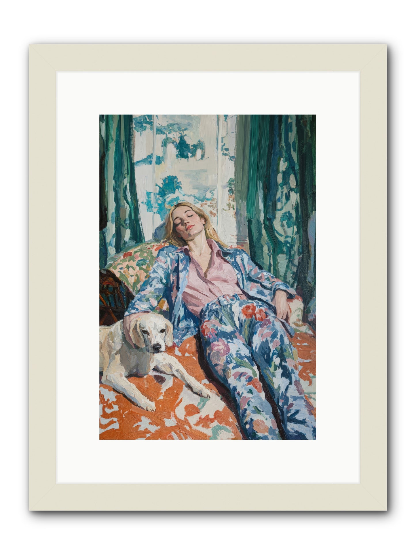 Six O'Clock Society -- Framed Print - White 10x15