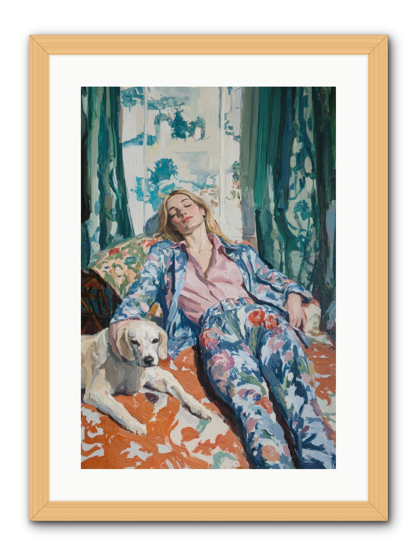 Six O'Clock Society -- Framed Print - Natural 16x24