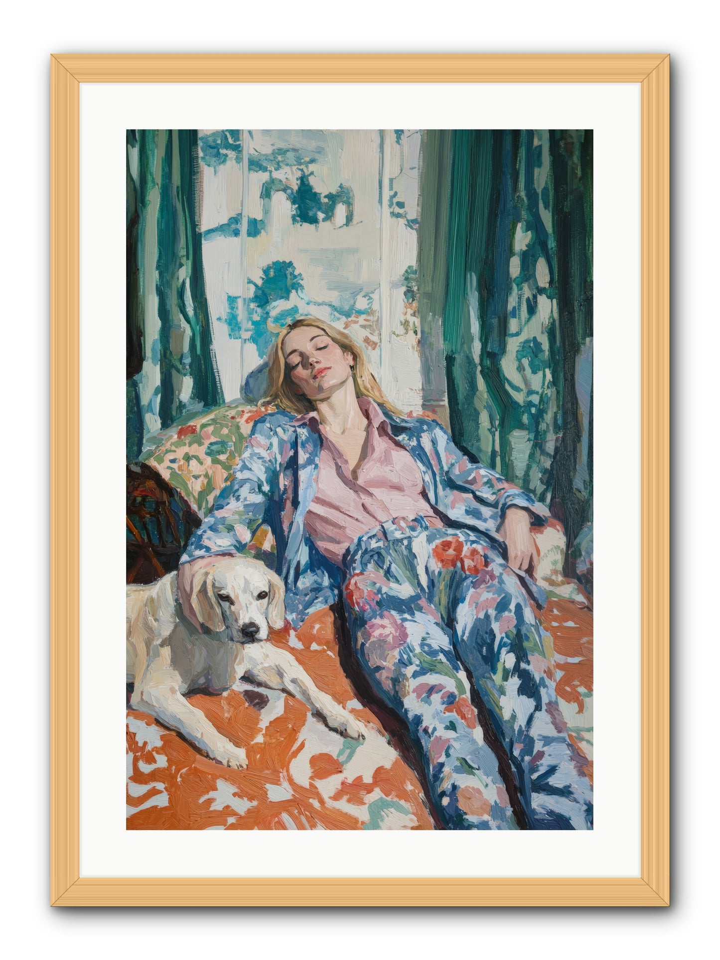 Six O'Clock Society -- Framed Print - Natural 20x30