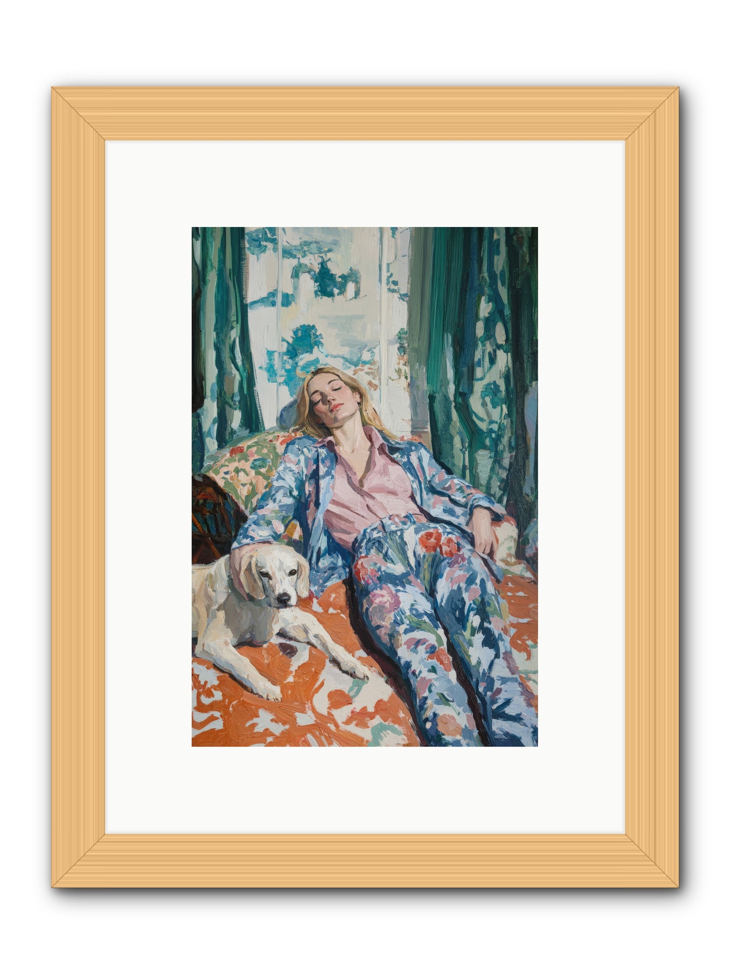 Six O'Clock Society -- Framed Print - Natural 8x12