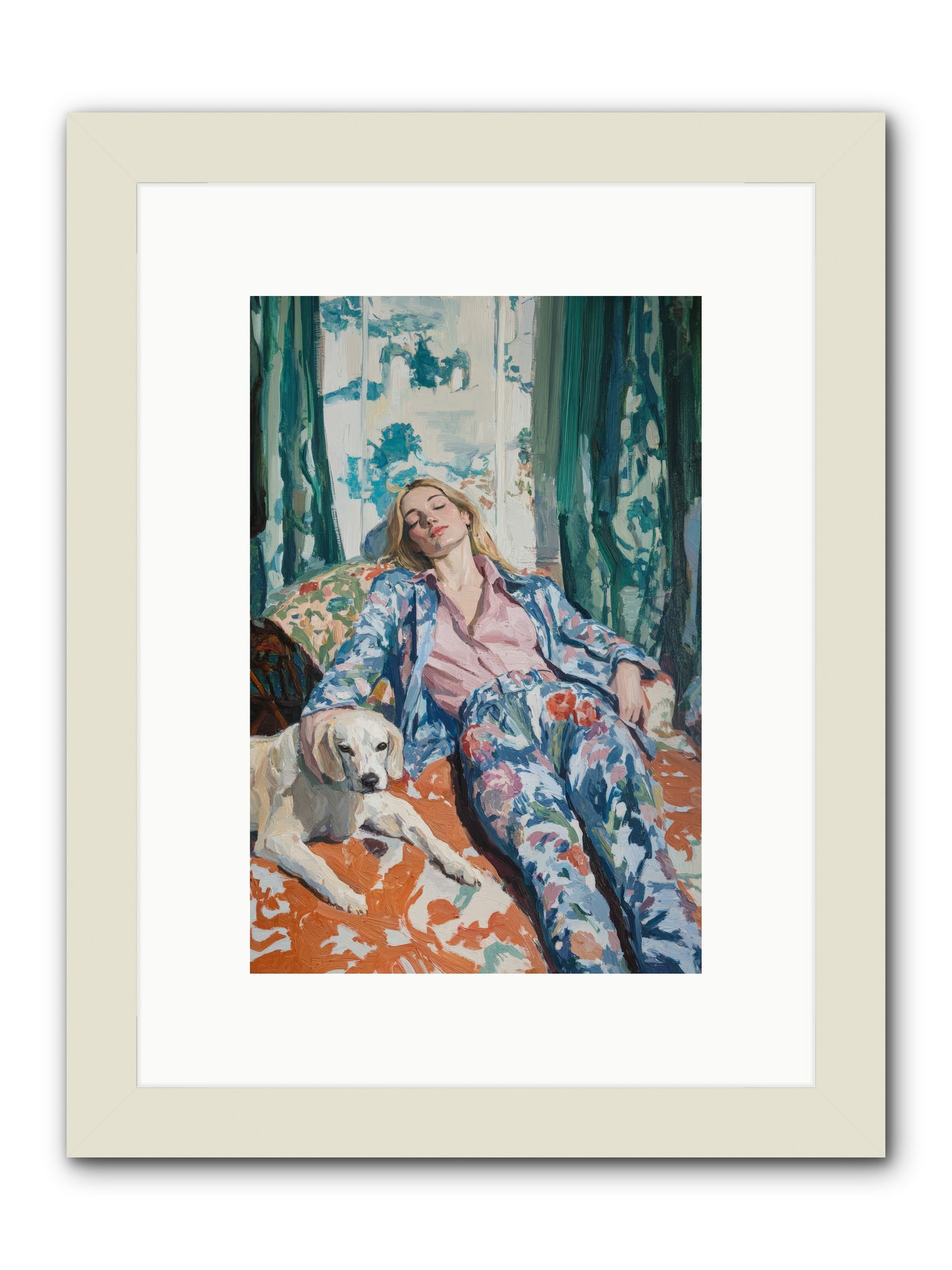 Six O'Clock Society -- Framed Print - White 8x12