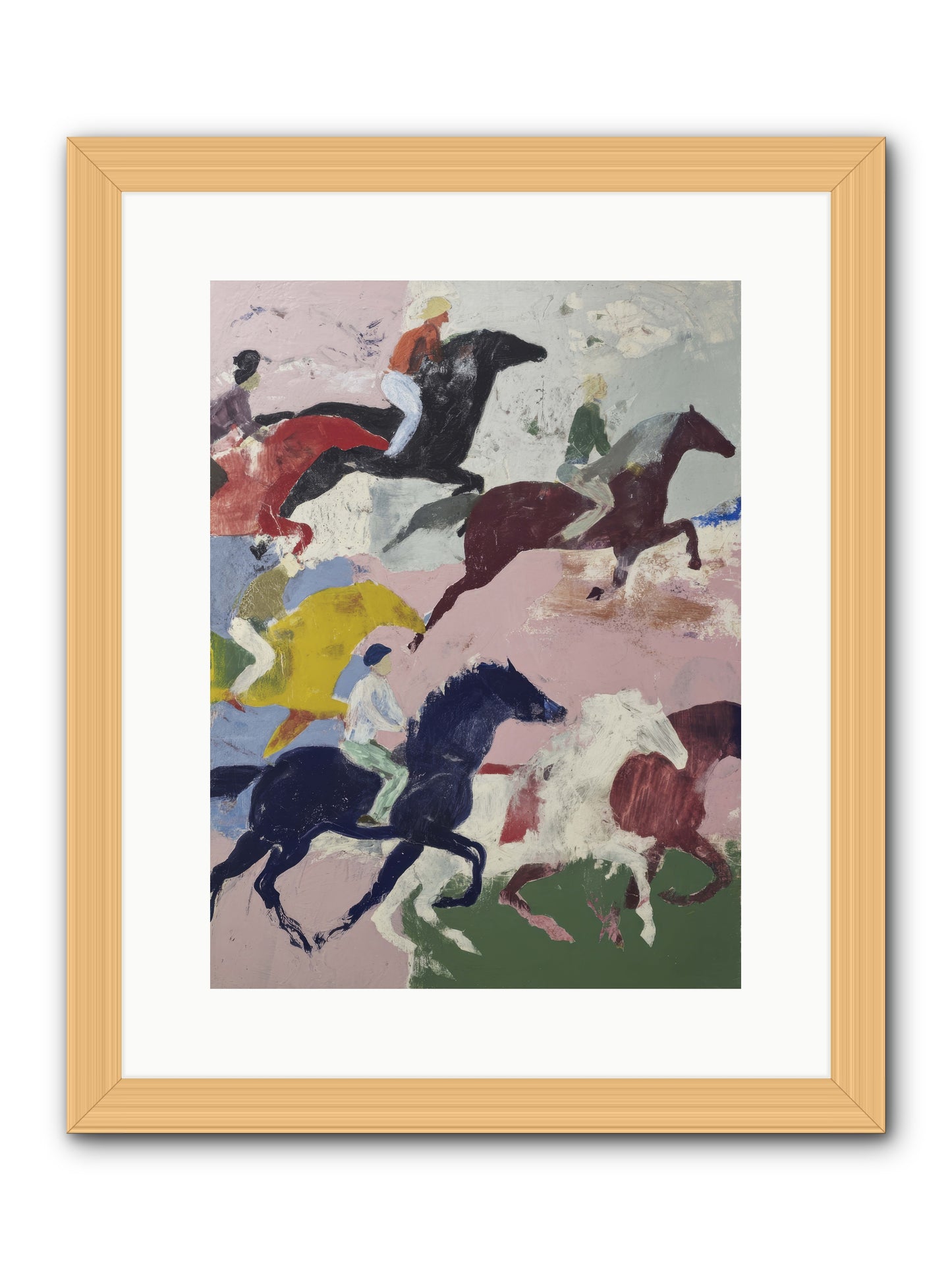 Sky-Longing -- Framed Print - Natural 12x16