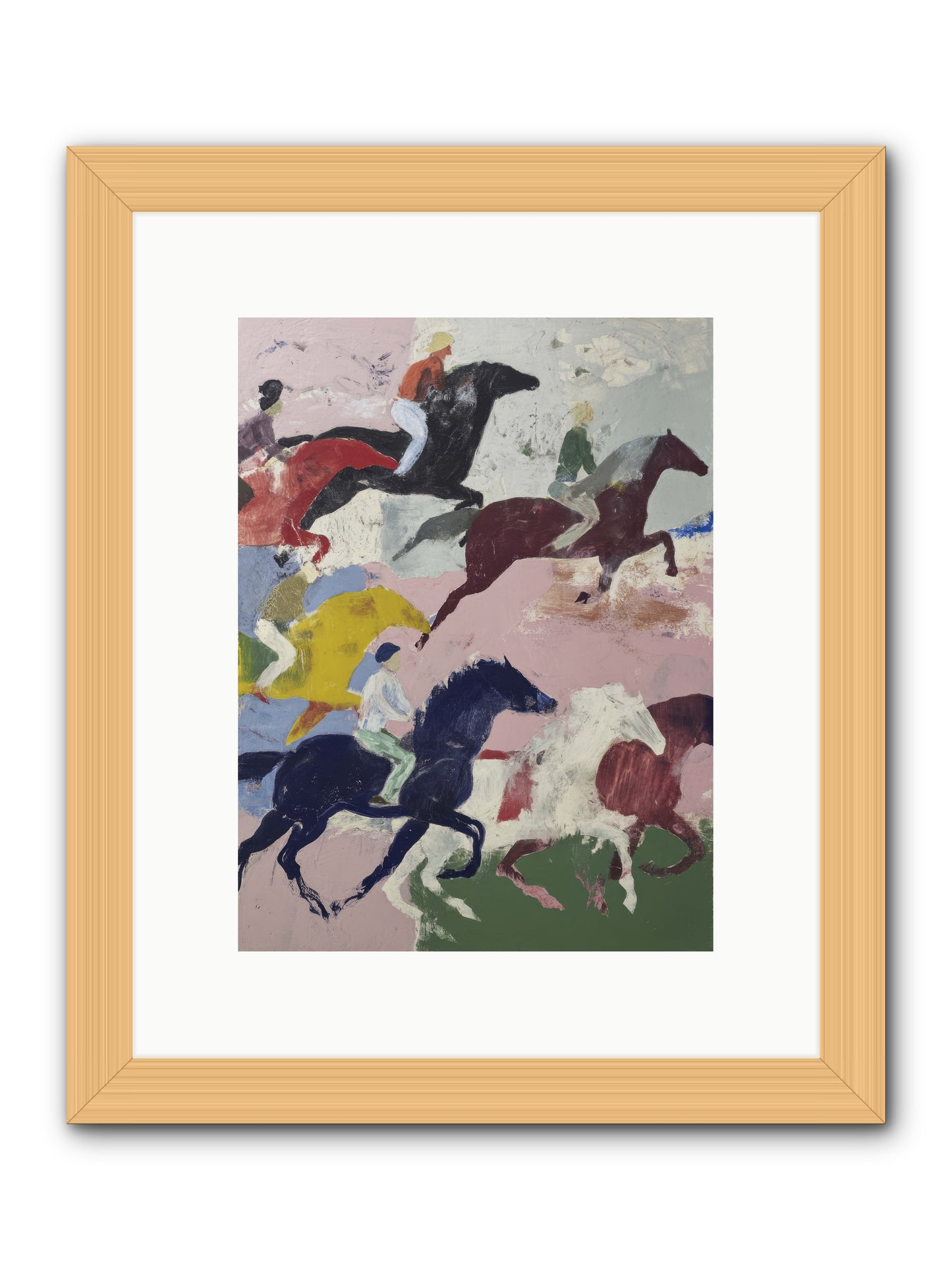 Sky-Longing -- Framed Print - Natural 9x12