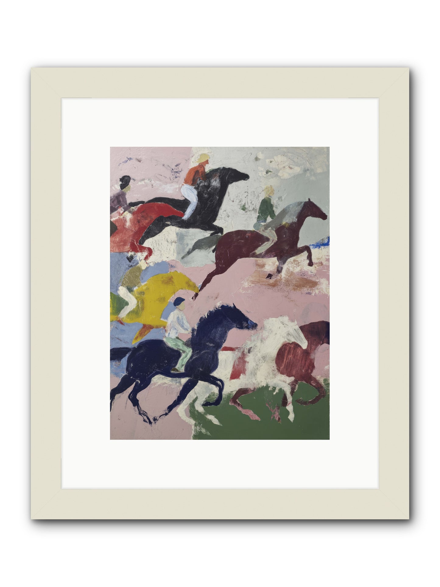 Sky-Longing -- Framed Print - White 9x12