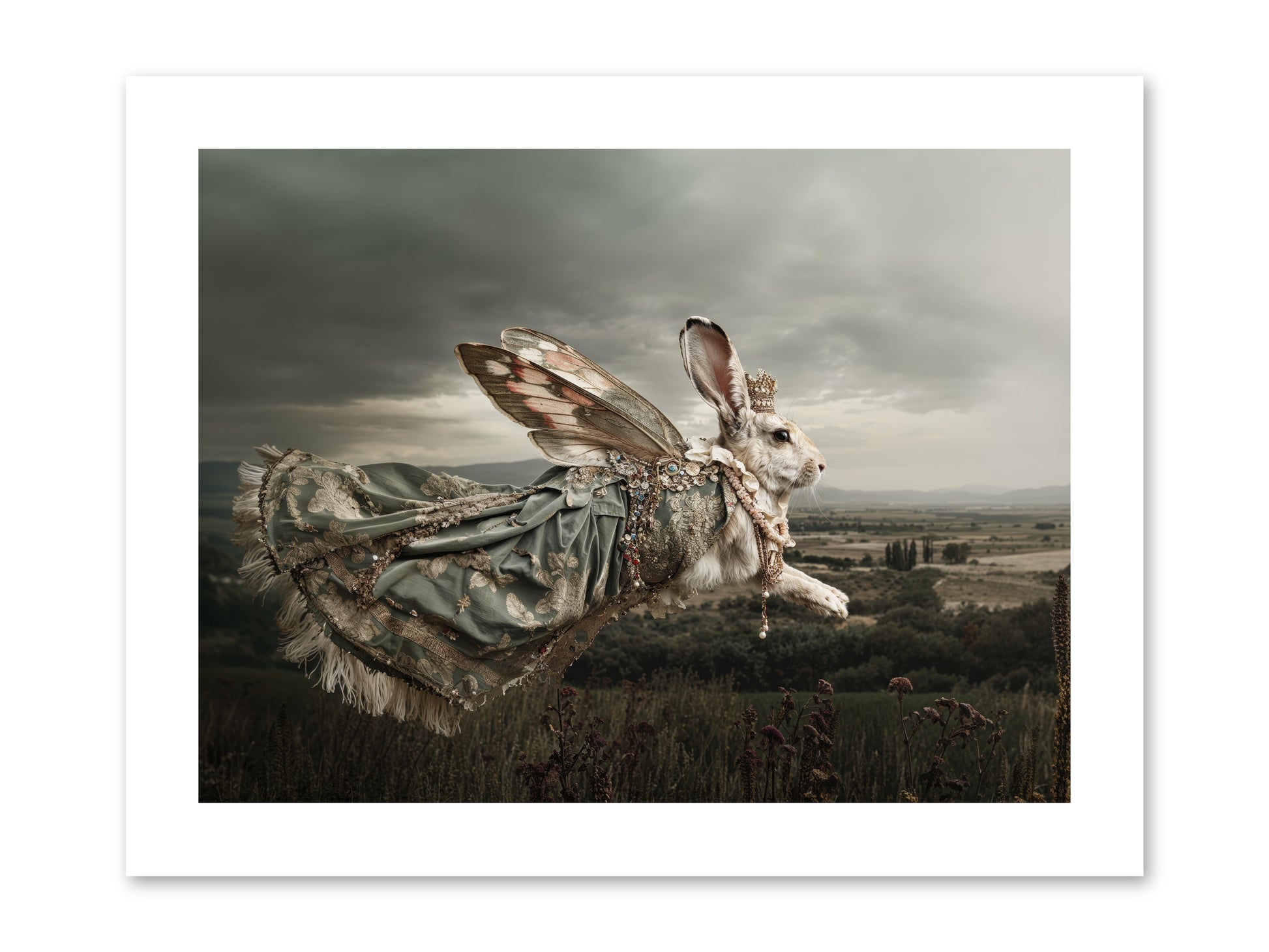 Skywritten Days No.1 -- Paper Print 12x9