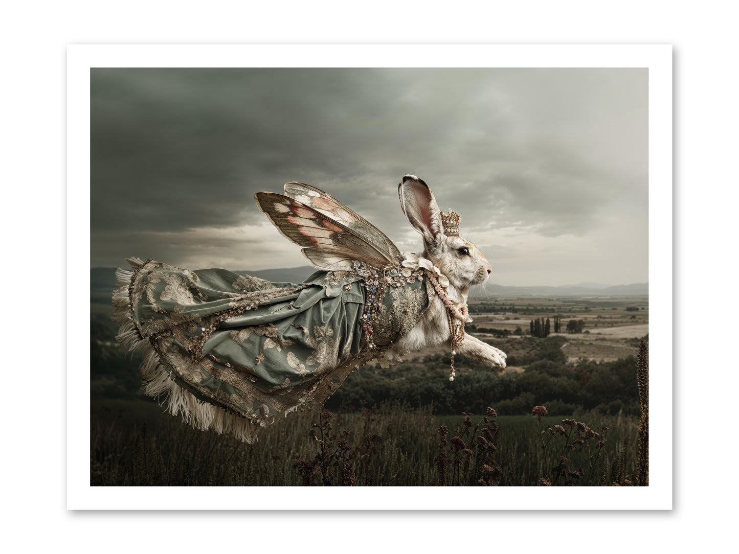 Skywritten Days No.1 -- Paper Print 24x18