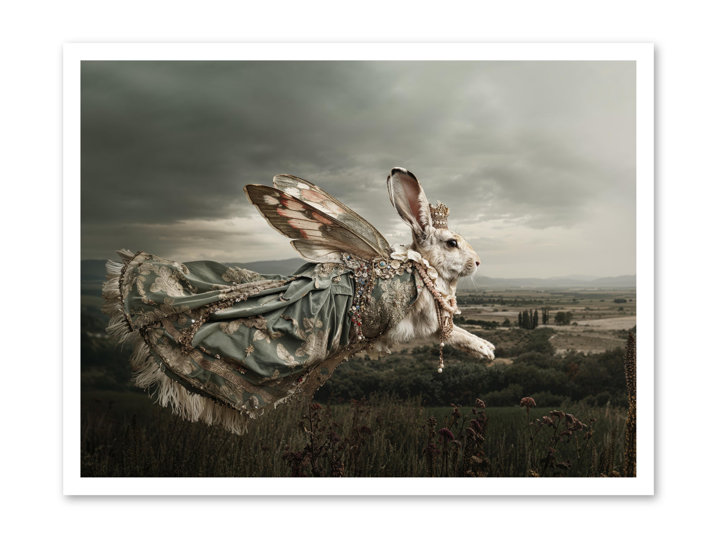 Skywritten Days No.1 -- Loose Canvas Print 32x24