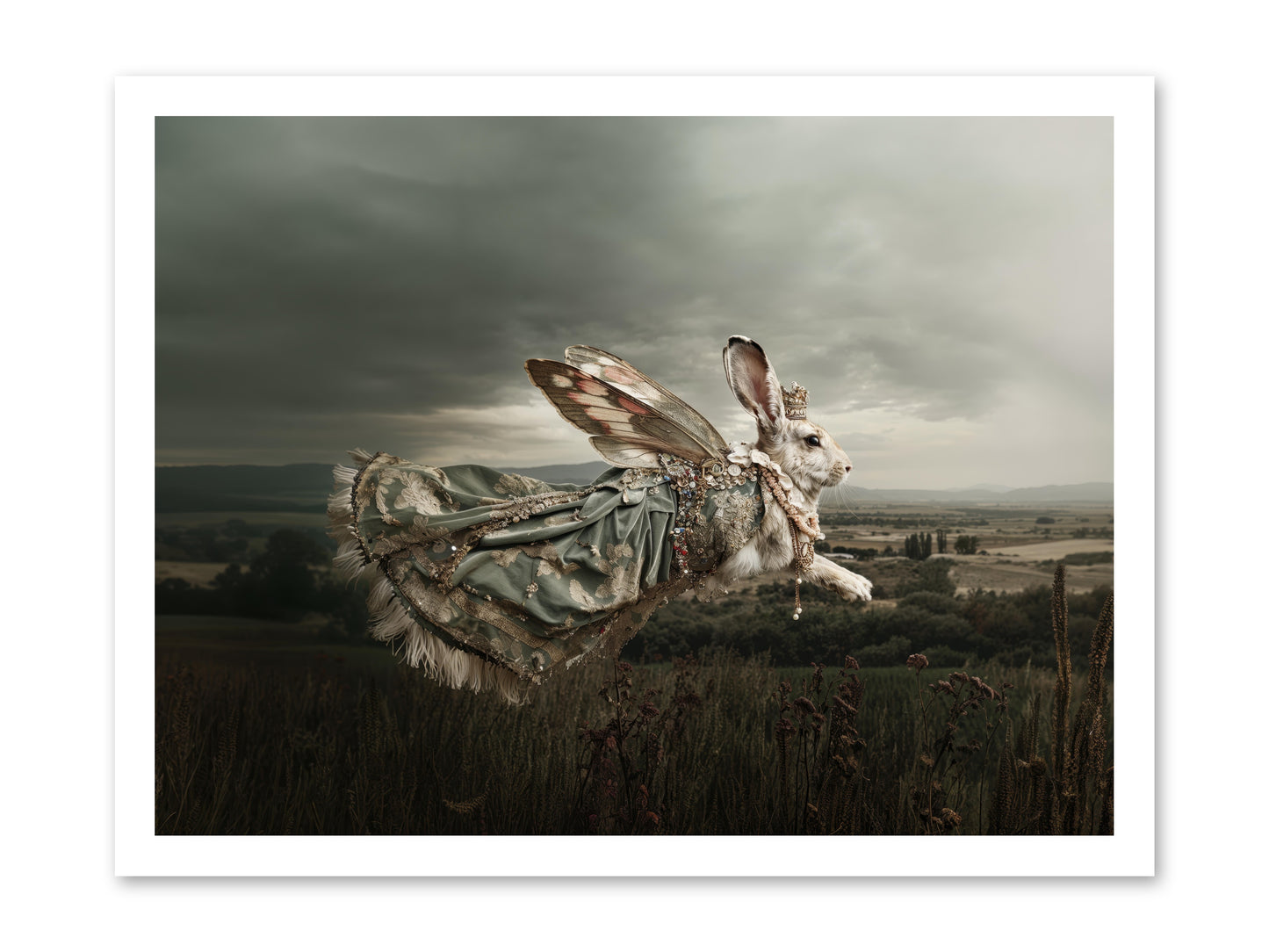 Skywritten Days No.2 -- Loose Canvas Print 24x18